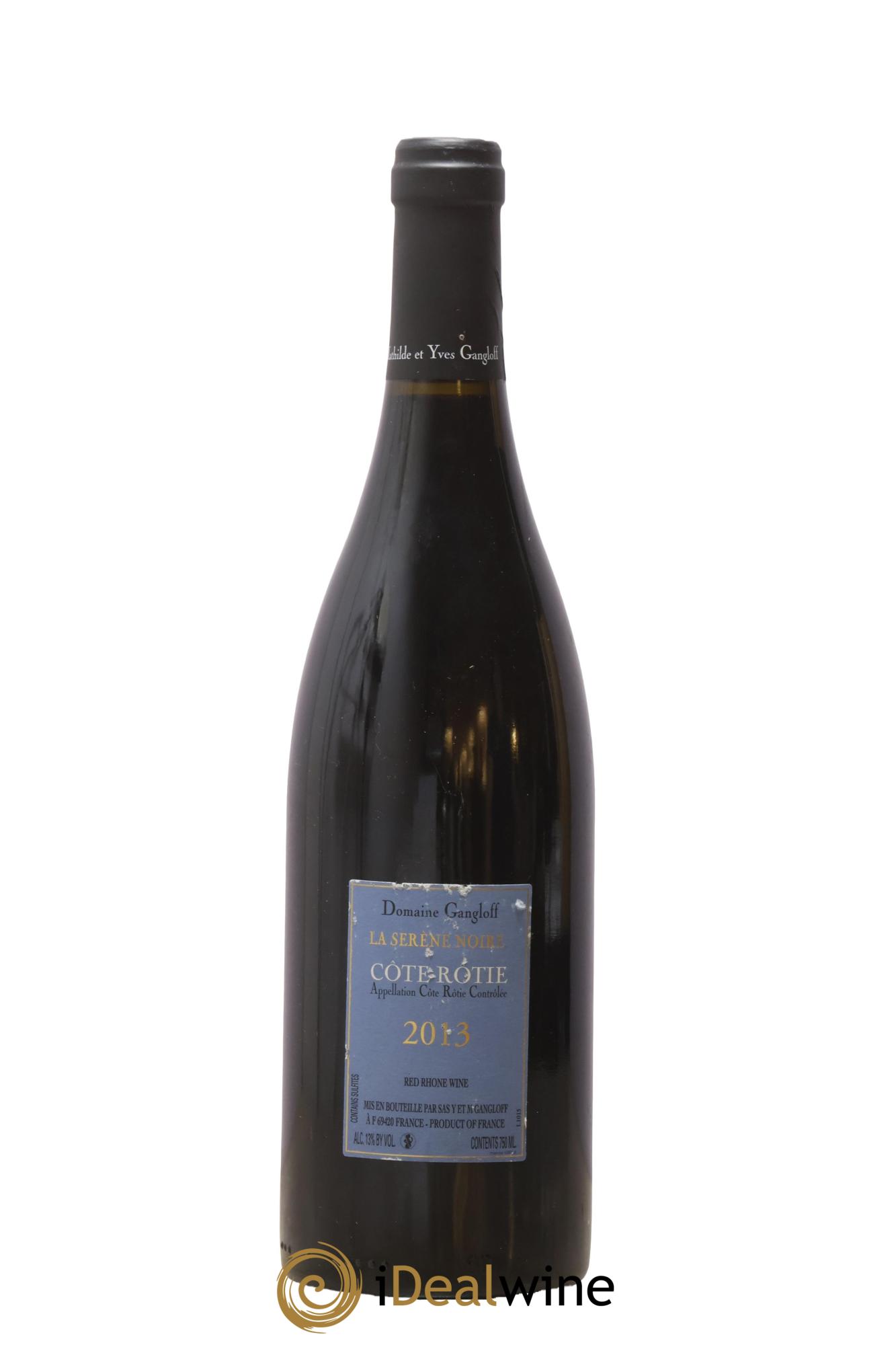 Côte-Rôtie La Sereine Noire Gangloff (Domaine) 2013 - Lot de 1 bouteille - 1