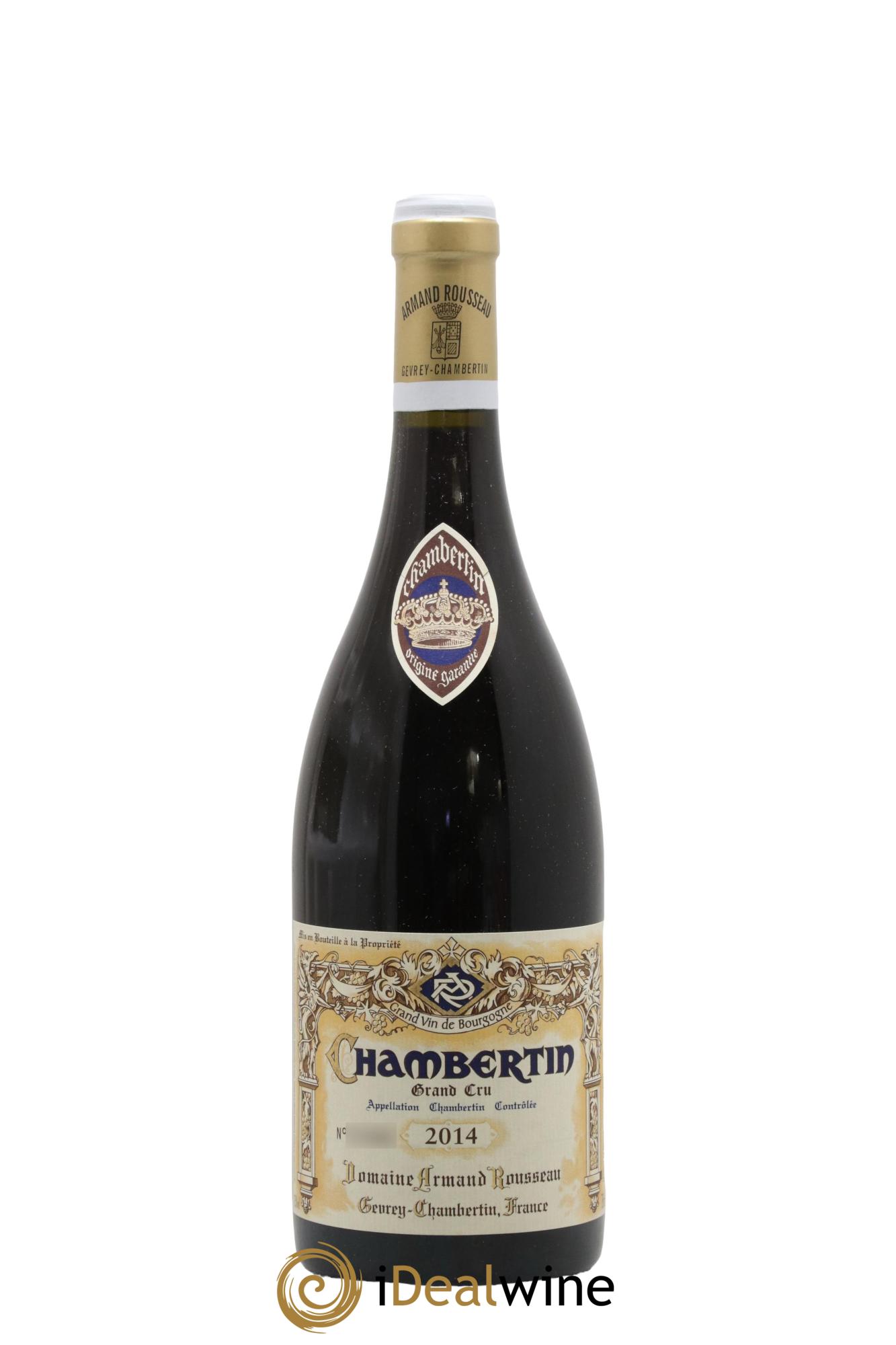 Chambertin Grand Cru Armand Rousseau (Domaine) 2014 - Lot de 1 bouteille - 0