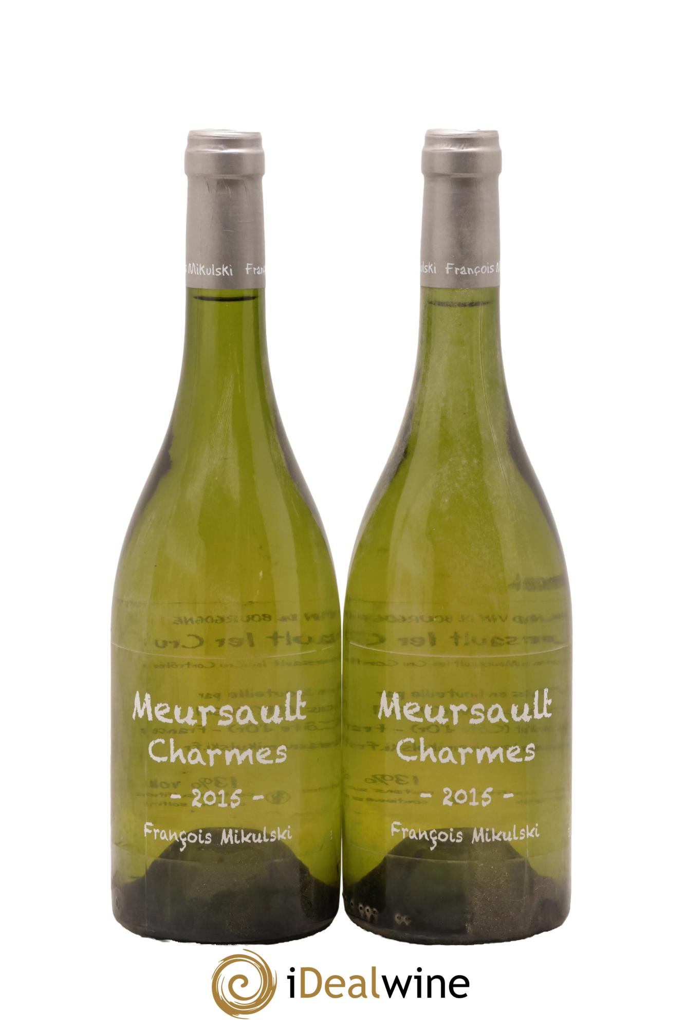 Meursault 1er Cru Charmes François Mikulski 2015 - Lot de 2 bouteilles - 0
