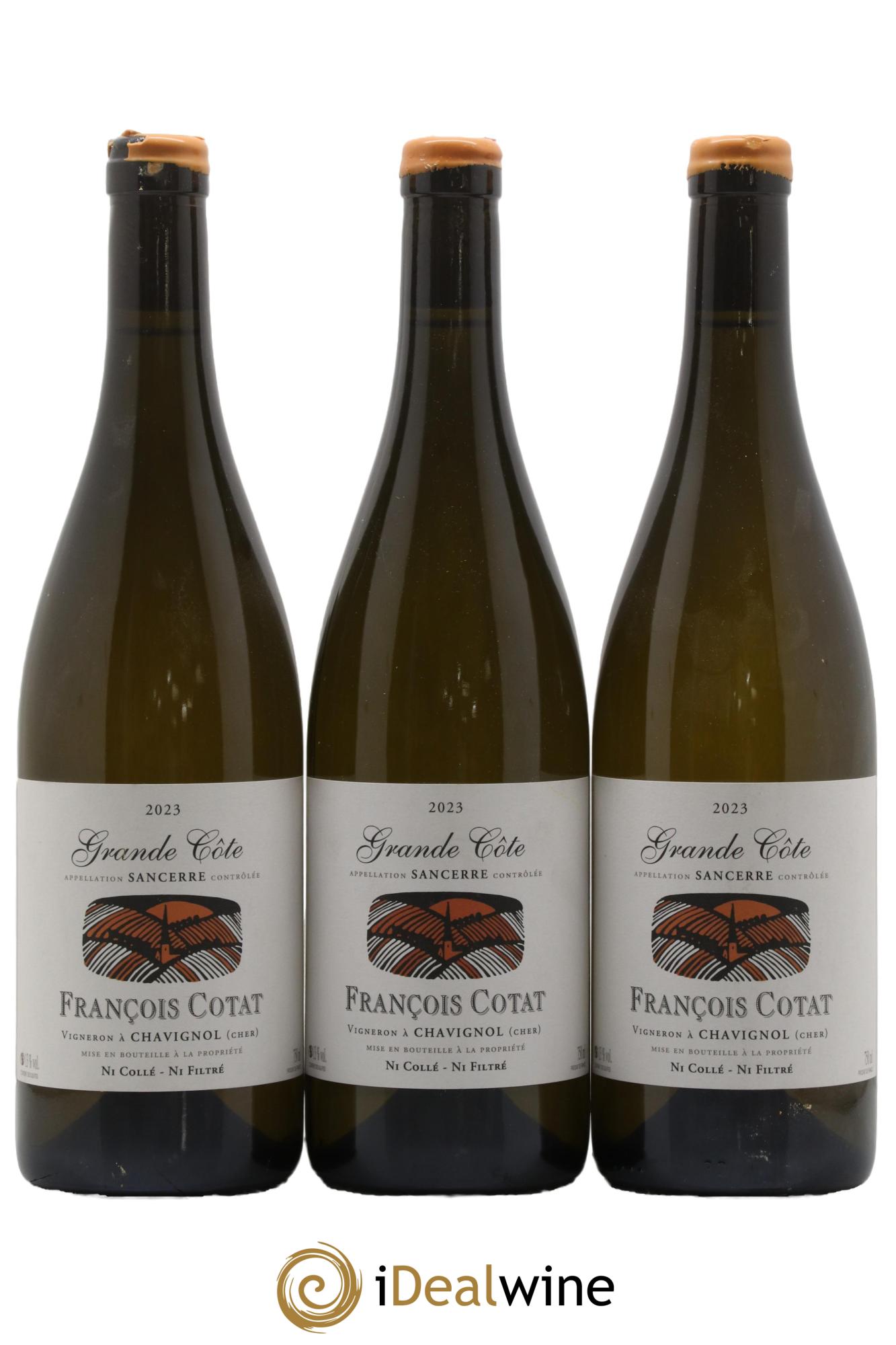 Sancerre La Grande Côte François Cotat 2023 - Lot of 3 bottles - 0