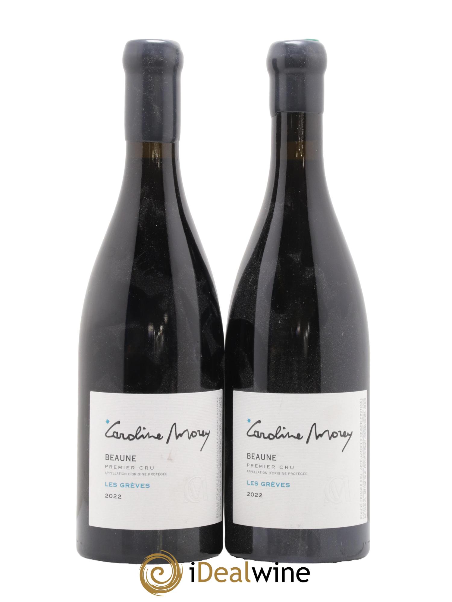Beaune 1er Cru Les Grèves Caroline Morey 2022 - Lot de 2 bouteilles - 0