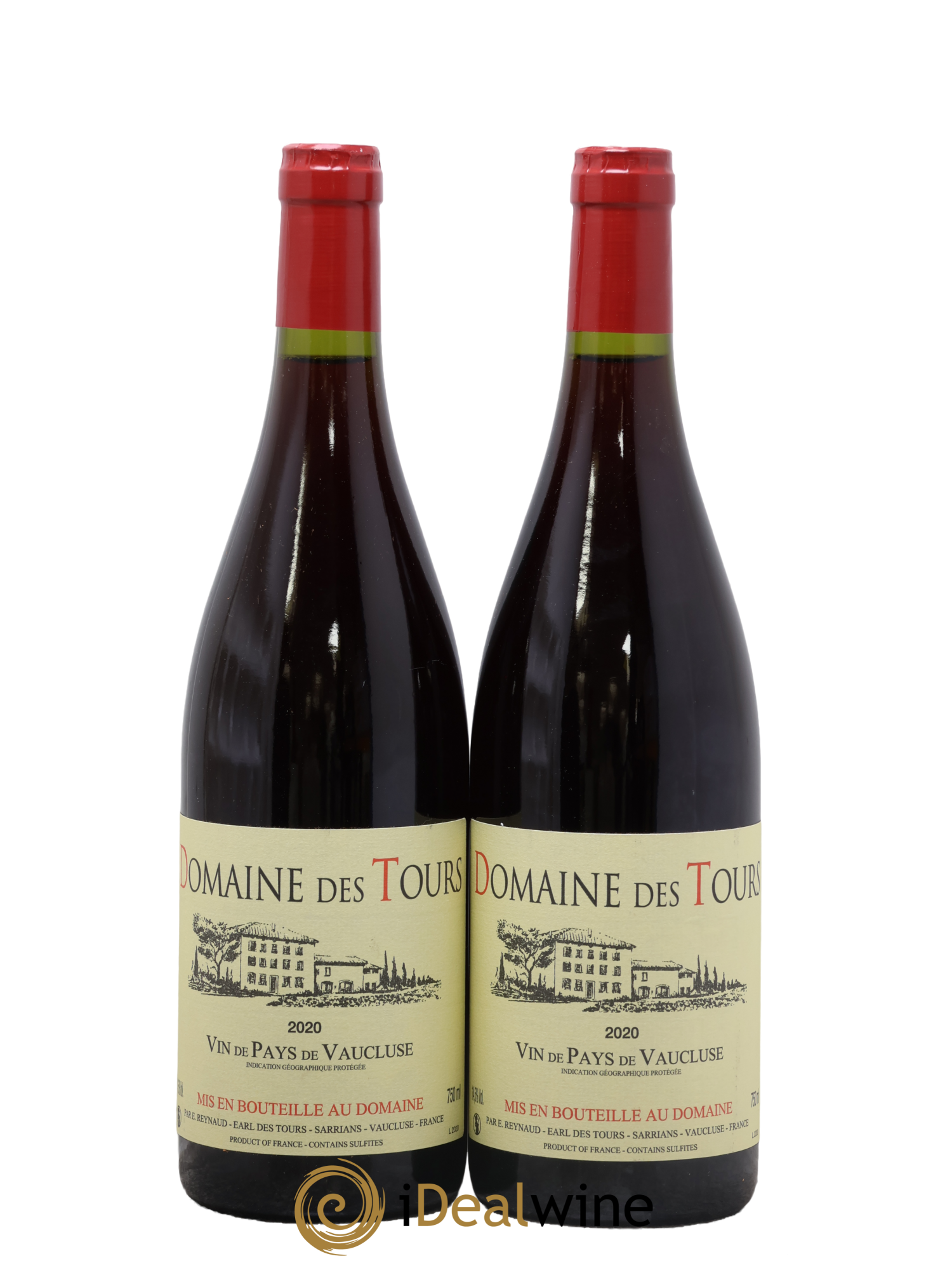 Vaucluse (Vin de Pays de Vaucluse) Domaine des Tours Emmanuel Reynaud 2020 - Posten von 2 Flaschen - 0