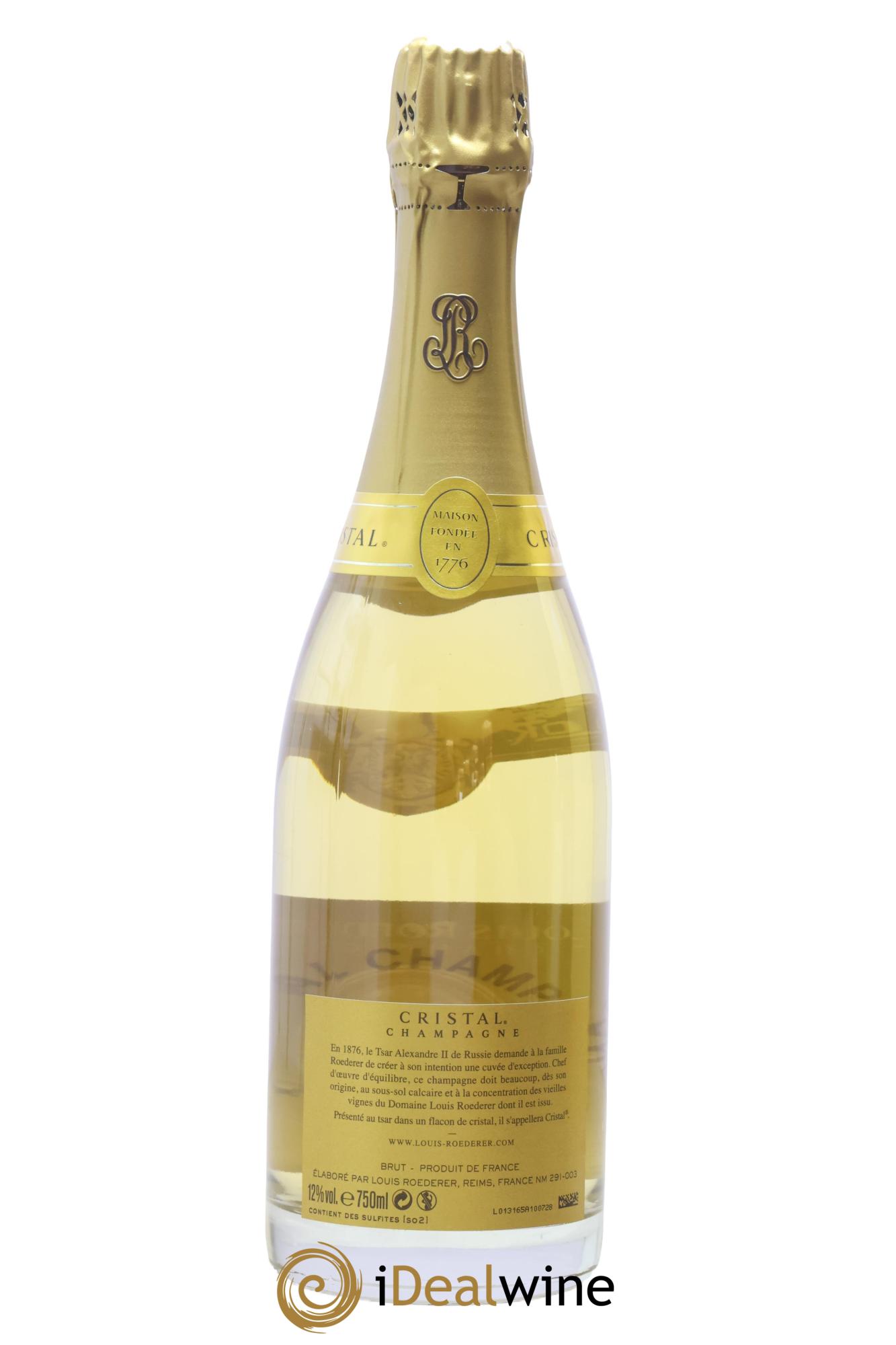 Cristal Louis Roederer 2008 - Lot de 1 bouteille - 2