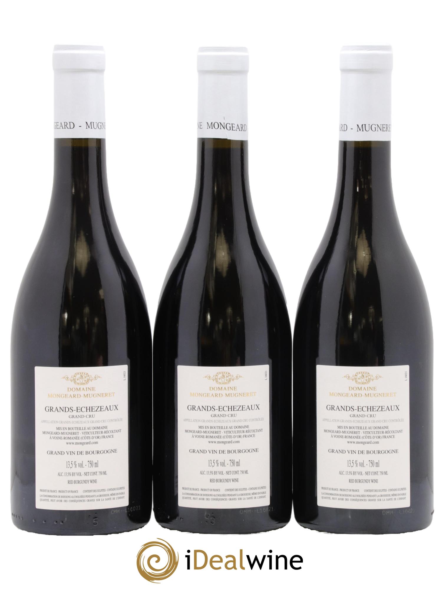 Grands-Echezeaux Grand Cru Mongeard-Mugneret (Domaine) 2021 - Lot de 3 bouteilles - 1