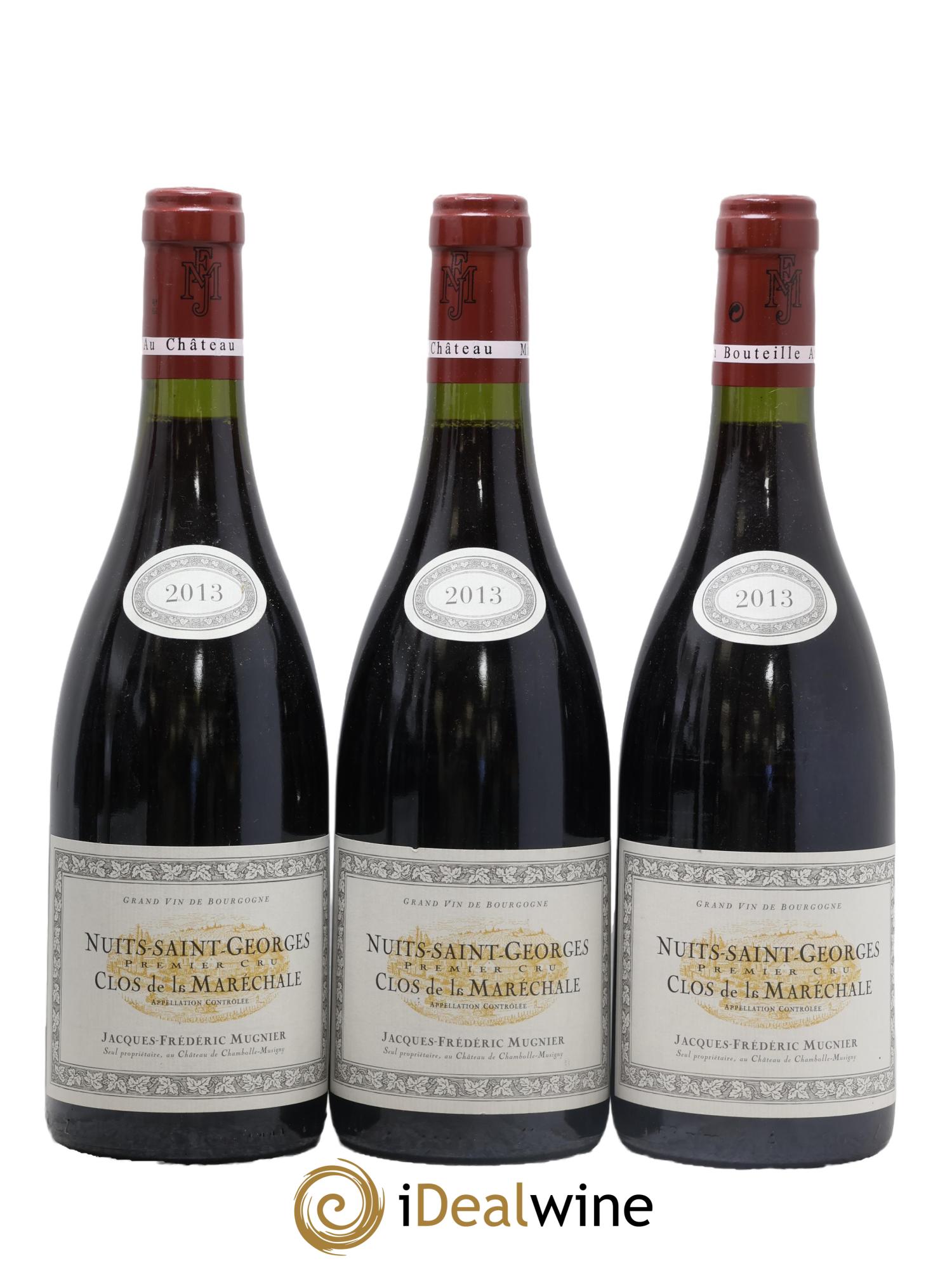 Nuits-Saint-Georges 1er Cru Clos de La Maréchale Jacques-Frédéric Mugnier 2013 - Lot de 6 bouteilles - 1