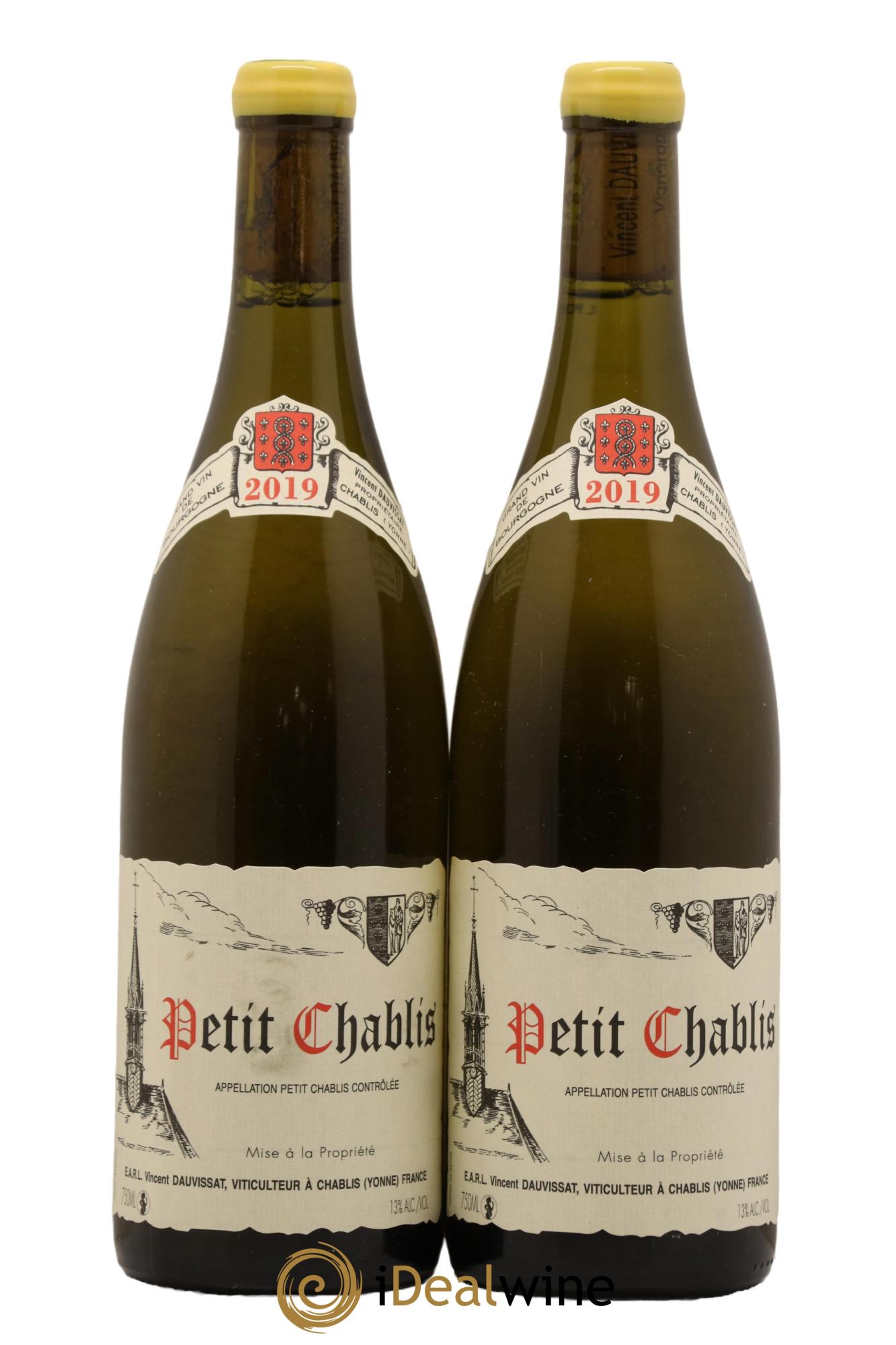 Petit Chablis Vincent Dauvissat (Domaine) 2019 - Lot de 2 bouteilles - 0