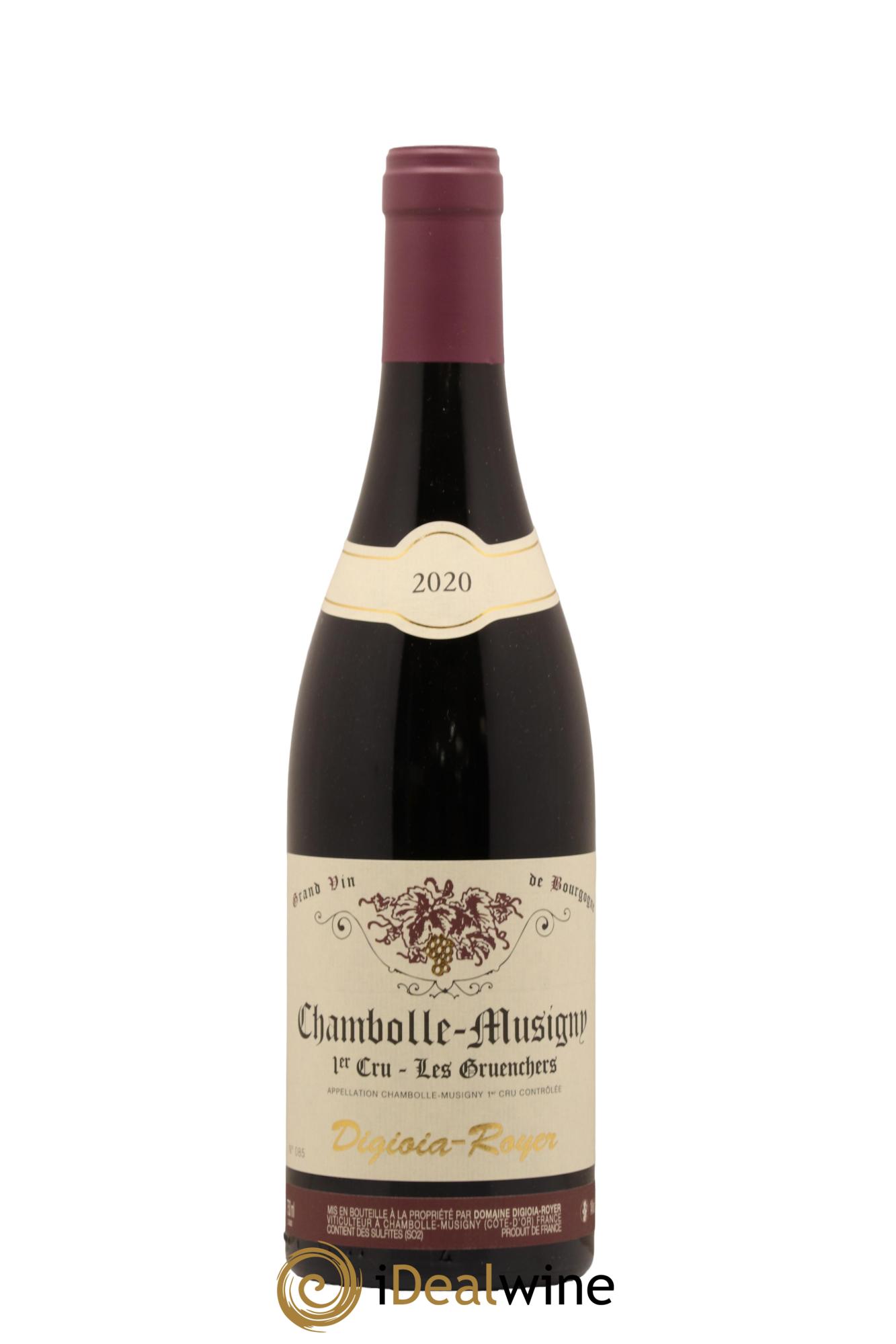 Chambolle-Musigny 1er Cru Les Gruenchers Domaine Digioia Royer 2020 - Lot de 1 bouteille - 0