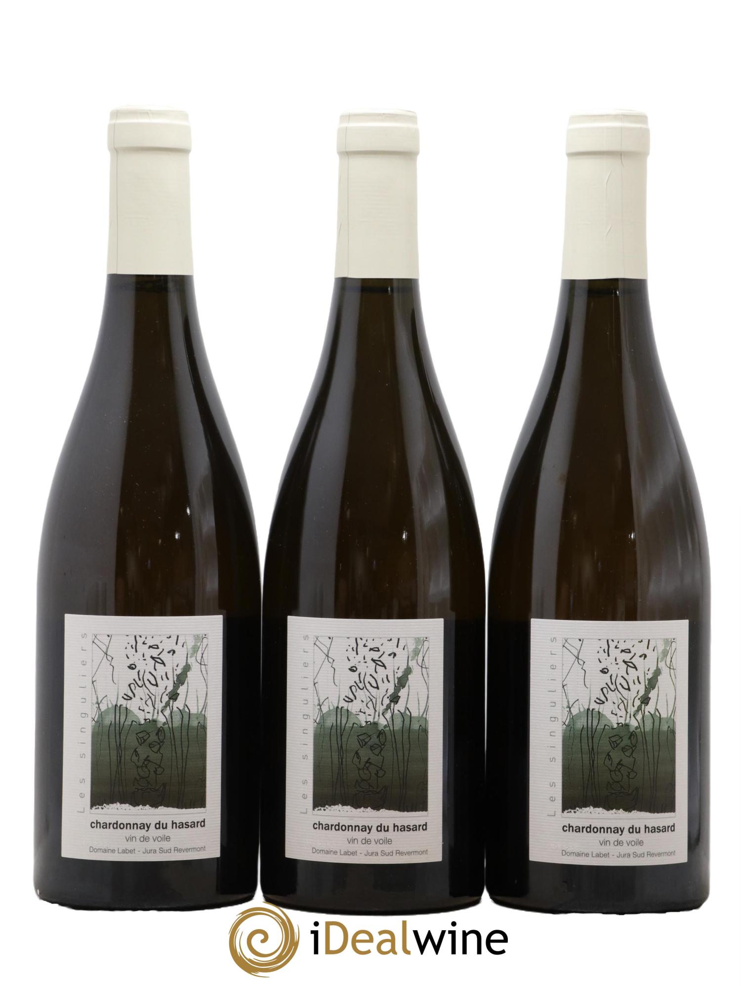 Côtes du Jura Vin de voile Chardonnay du Hasard Romain - Julien - Charline Labet 2018 - Lot de 3 bouteilles - 0