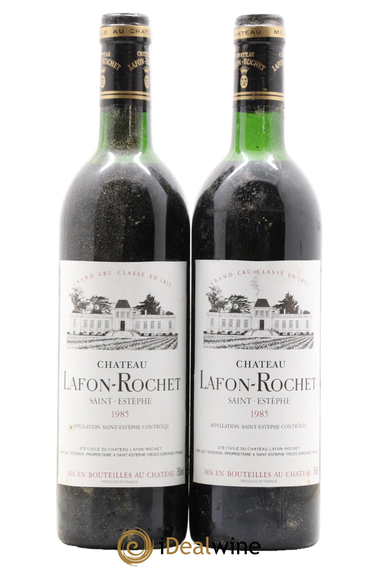 Château Lafon Rochet 4ème Grand Cru Classé 1985 - Lot de 2 bouteilles - 0