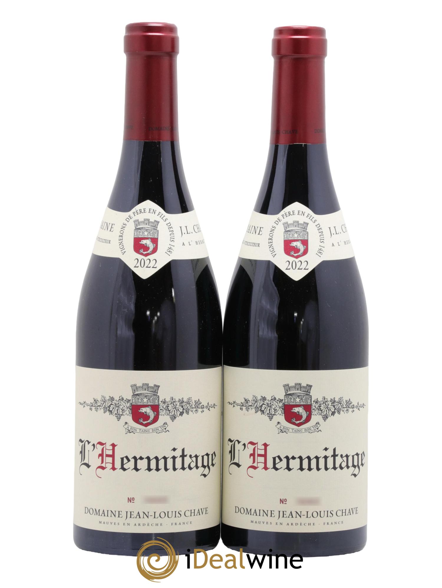 Hermitage Jean-Louis Chave 2022 - Lotto di 2 bottiglie - 0