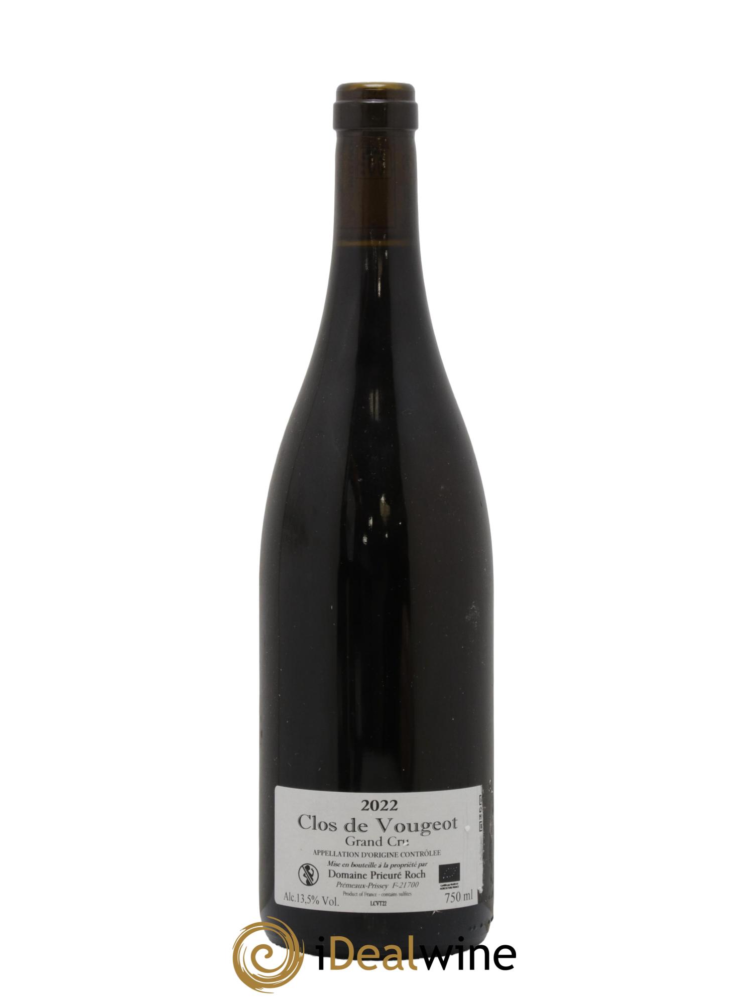Clos de Vougeot Grand Cru Prieuré Roch 2022 - Lot of 1 bottle - 1