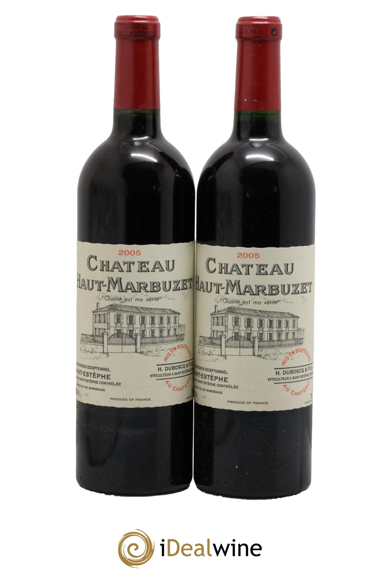 Château Haut Marbuzet 2005 - Posten von 2 Flaschen - 0