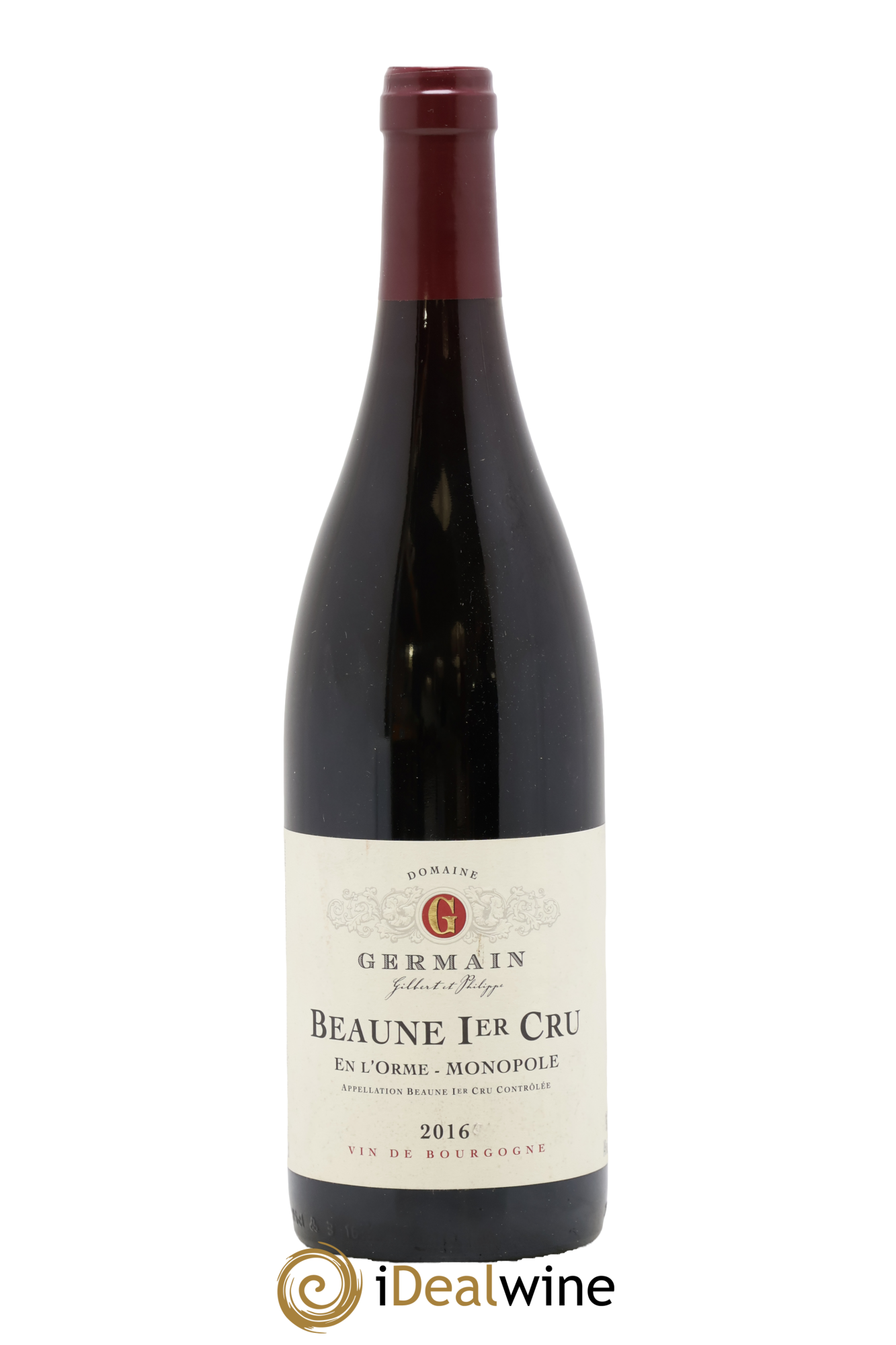 Beaune 1er Cru Monopole En L'Orme Germain Philippe 2016 - Lot of 1 bottle - 0