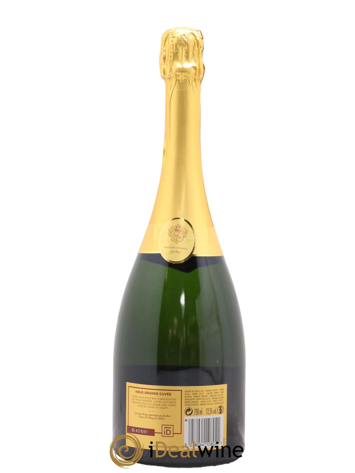 Grande Cuvée - 170ème édition Krug - Posten von 1 Flasche - 1