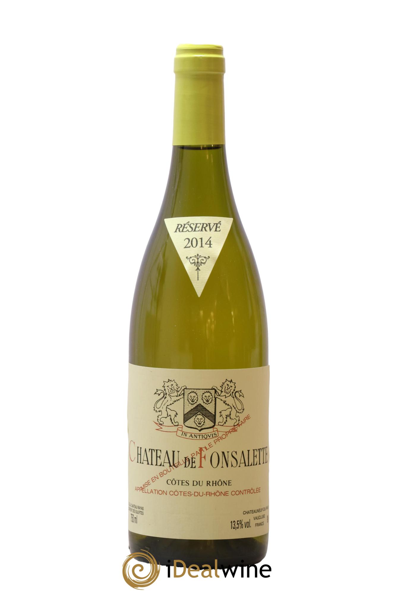 Côtes-du-Rhône Château de Fonsalette Emmanuel Reynaud 2014 - Posten von 1 Flasche - 0