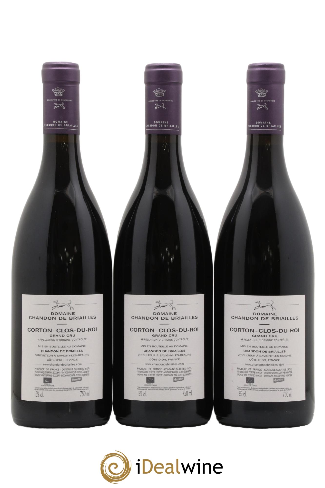 Corton Grand Cru Clos du Roi Chandon de Briailles 2017 - Posten von 3 Flaschen - 1