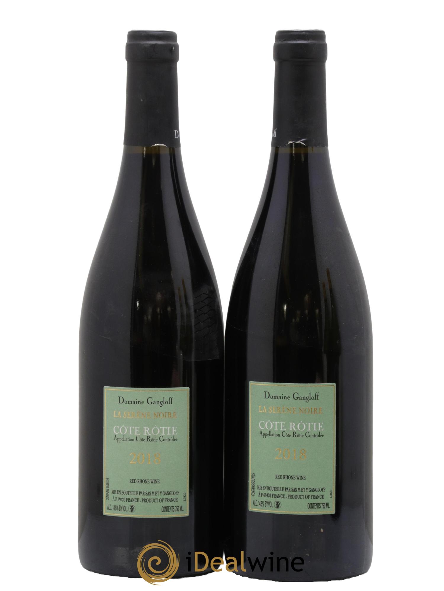 Côte-Rôtie La Sereine Noire Gangloff (Domaine) 2018 - Lotto di 2 bottiglie - 1