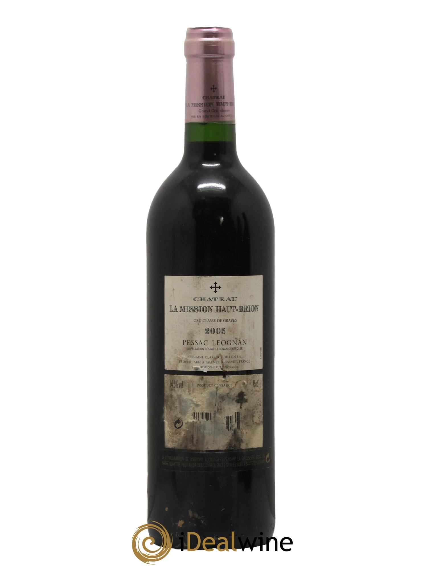 Château la Mission Haut-Brion Cru Classé de Graves 2005 - Lot of 1 bottle - 1