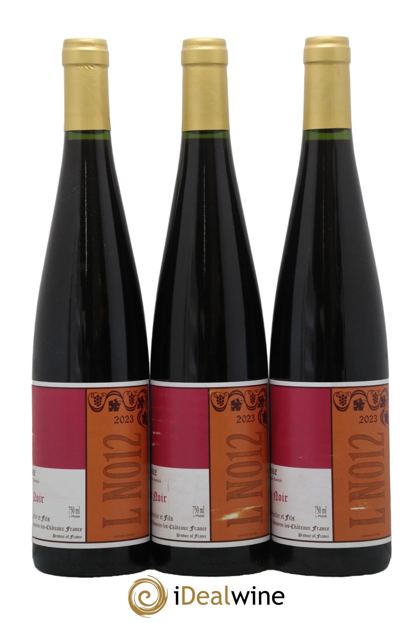 Alsace Pinot Noir LN012 Gérard Schueller (Domaine) 2023 - Lot de 3 bouteilles - 0