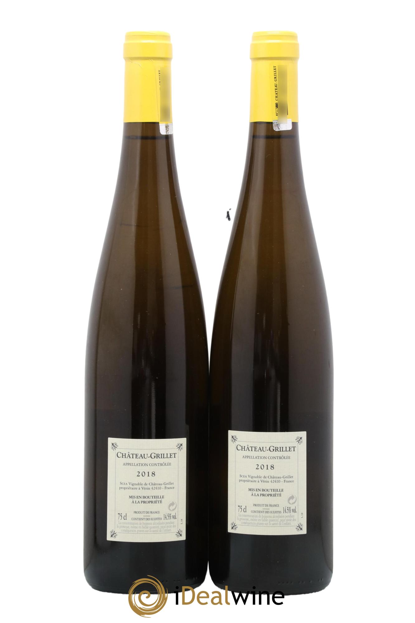 Château Grillet Château-Grillet 2018 - Lot de 2 bouteilles - 1