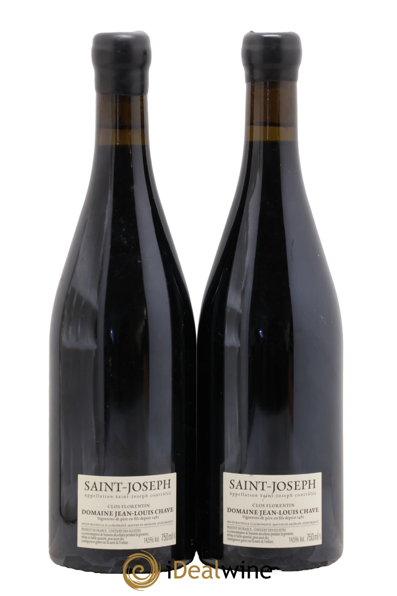 Saint-Joseph Clos Florentin Jean-Louis Chave 2017 - Lot of 2 bottles - 1