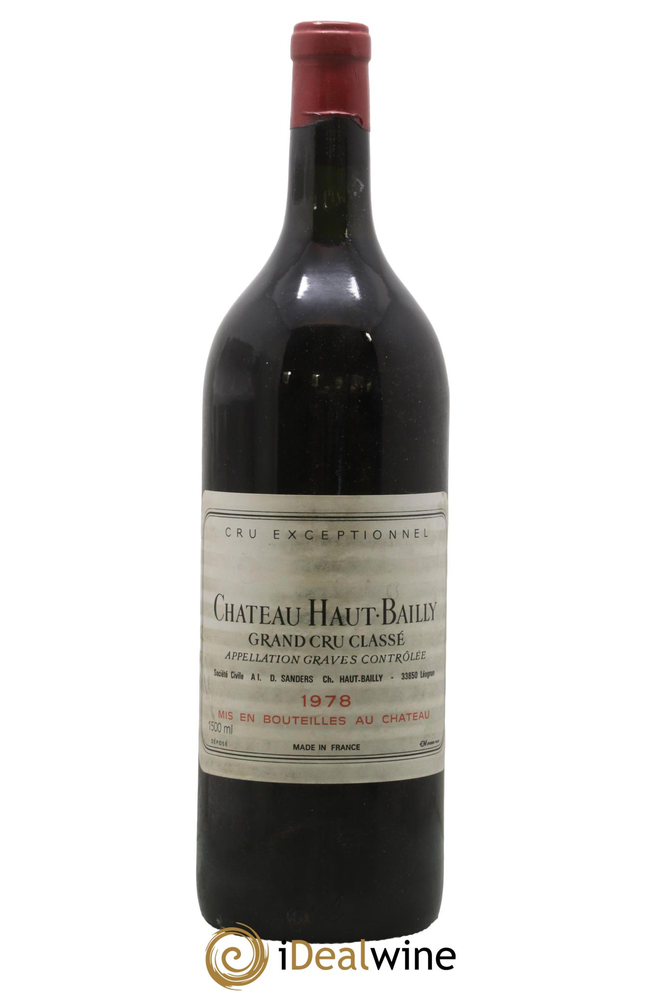 Château Haut-Bailly Cru Classé de Graves 1978 - Lot of 1 magnum - 0