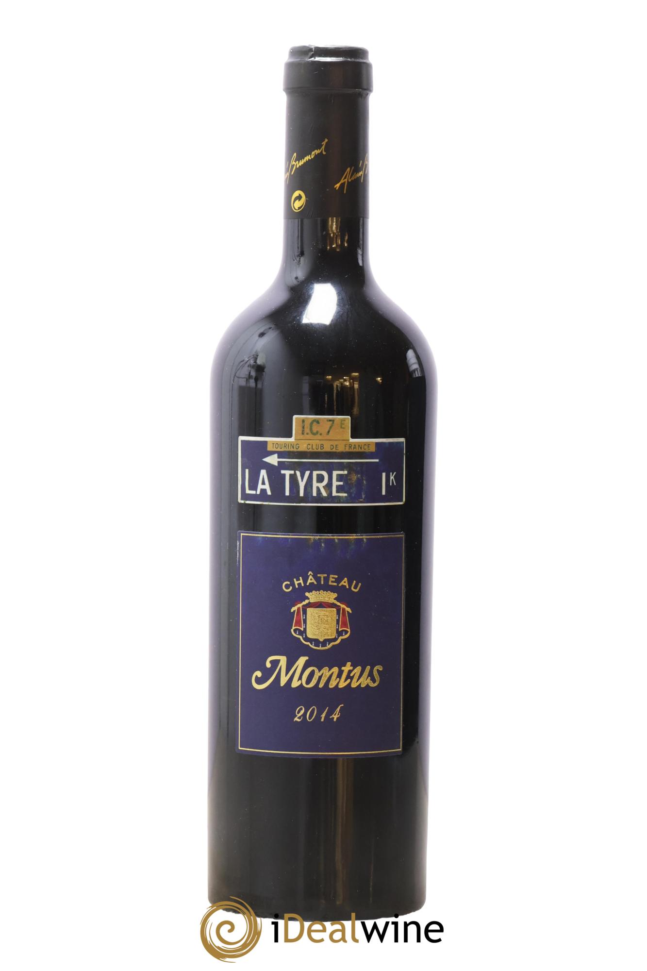 Madiran Château Montus-La Tyre Alain Brumont 2014 - Lot de 1 bouteille - 0