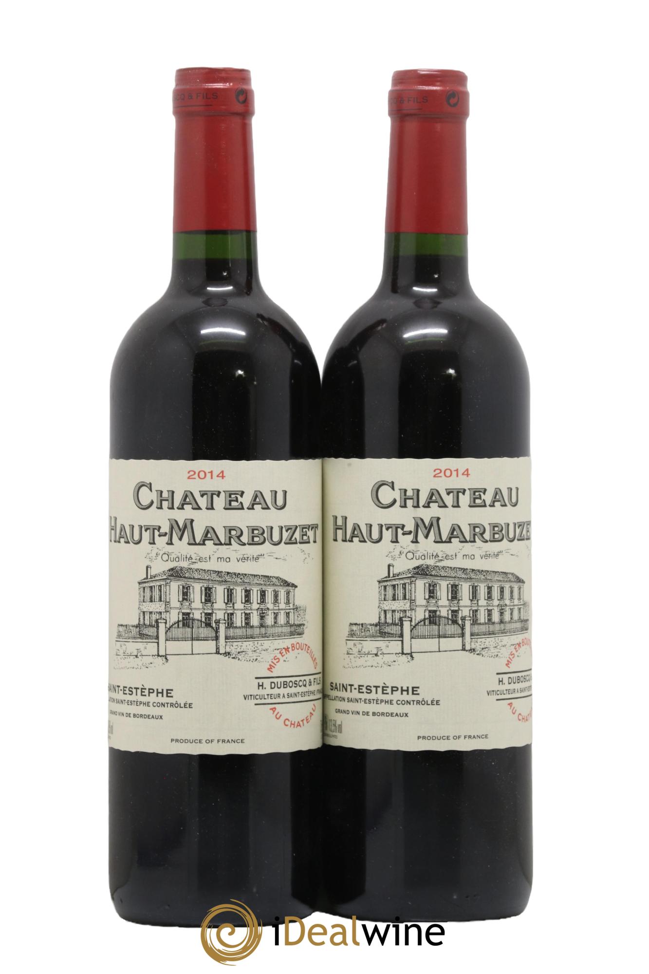 Château Haut Marbuzet 2014 - Lot de 2 bouteilles - 0