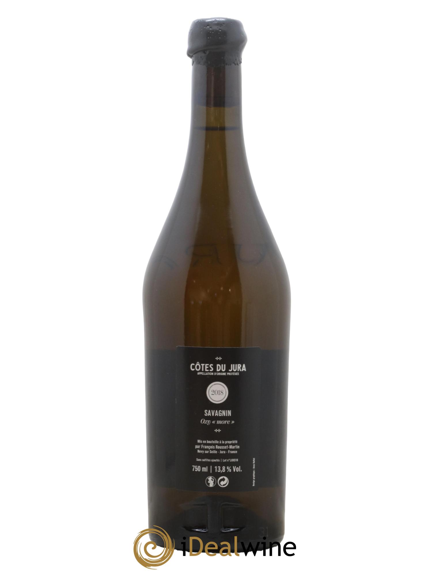Côtes du Jura Savagnin Oxy More v4 François Rousset Martin Savagnin Oxy More V4 Francois Rousset Martin 2018 - Lot de 1 bouteille - 1