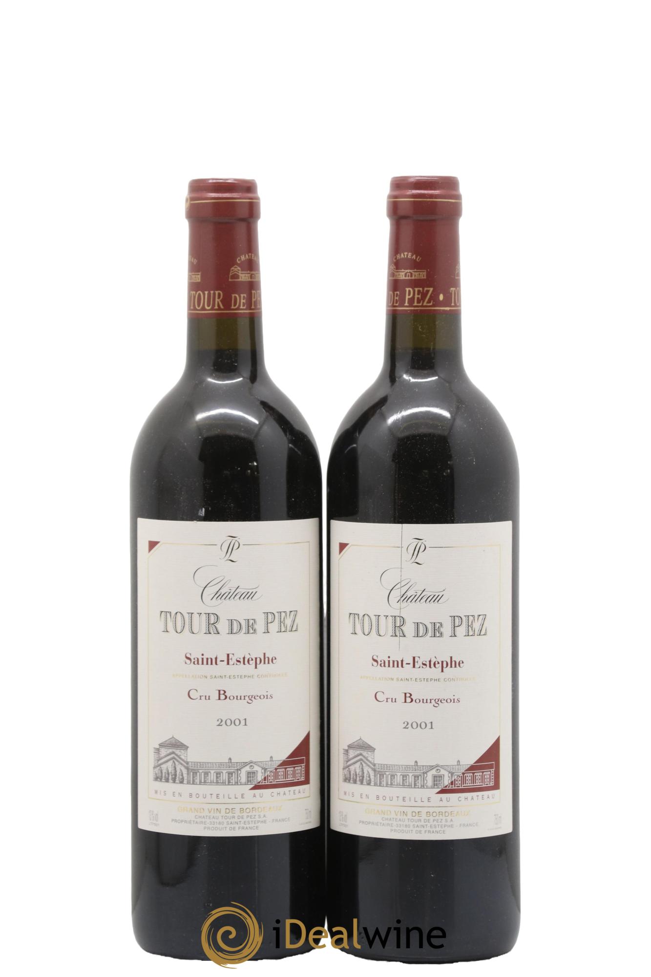 Château Tour de Pez Cru Bourgeois 2001 - Posten von 2 Flaschen - 0