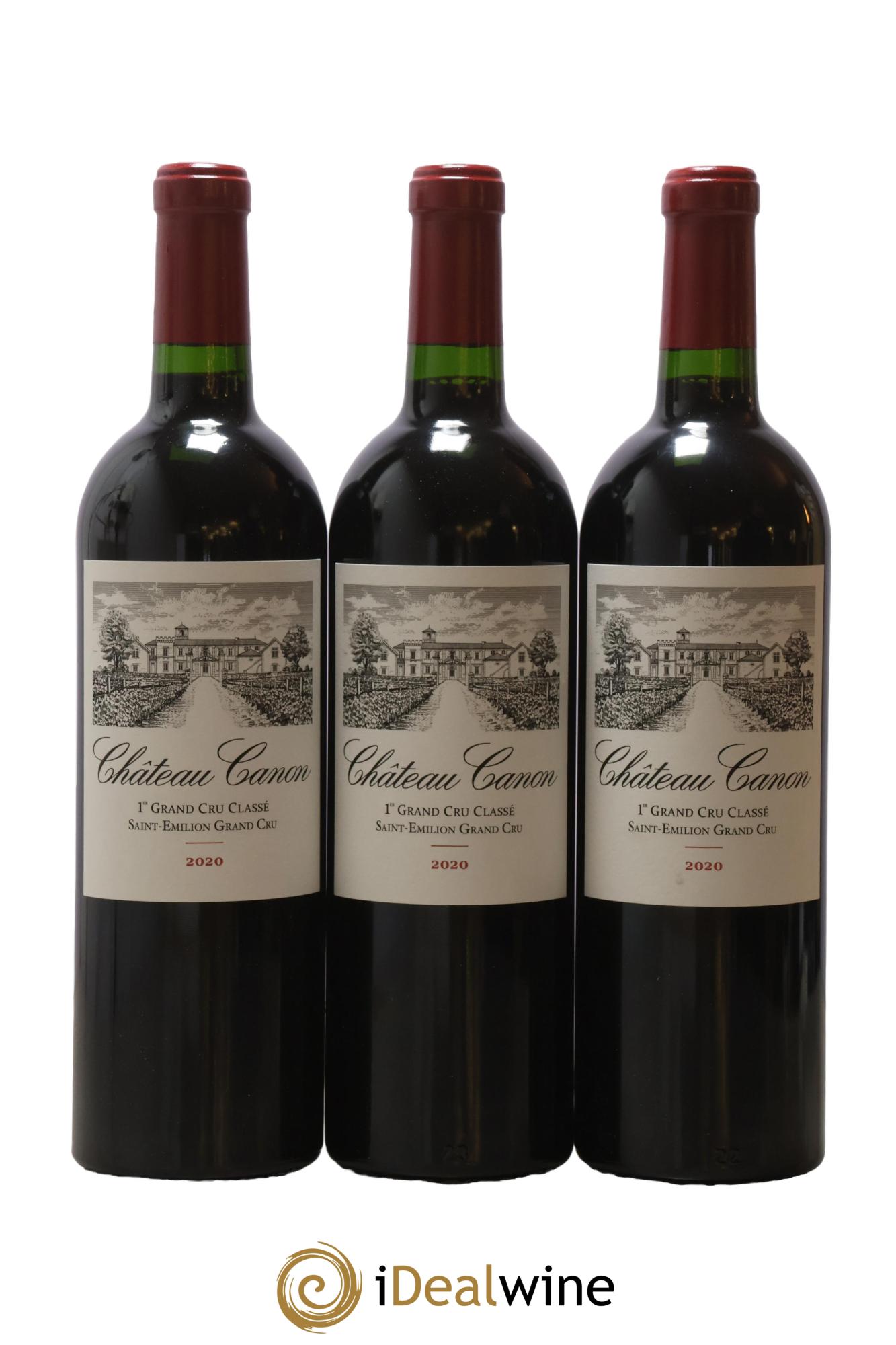 Château Canon 1er Grand Cru Classé B 2020 - Lot de 6 bouteilles - 1
