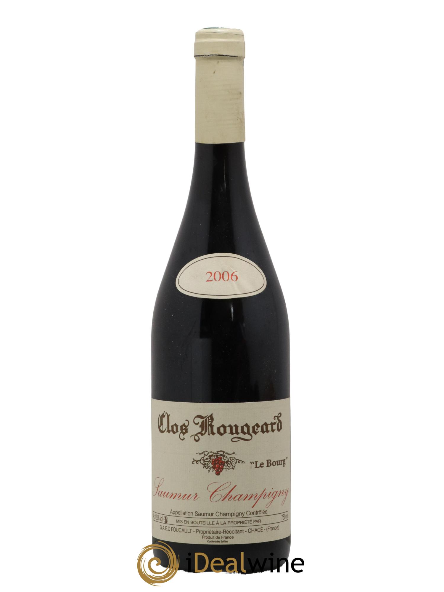 Saumur-Champigny Le Bourg Clos Rougeard 2006 - Lot de 1 bouteille - 0