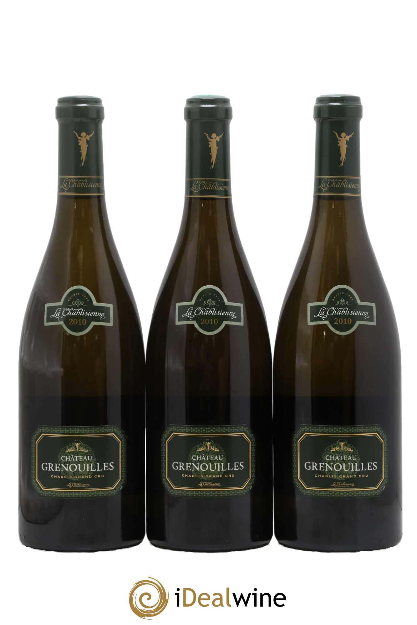 Chablis Grand Cru Grenouilles Château Grenouille - La Chablisienne 2010 - Lot de 3 bouteilles - 0