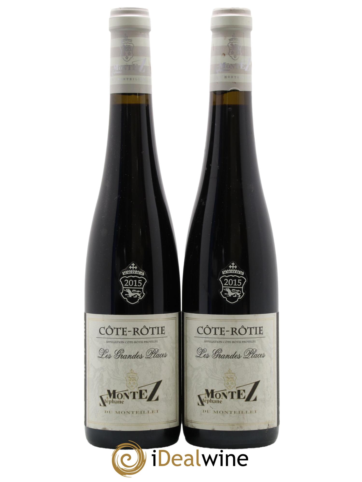 Côte-Rôtie Les Grandes Places Monteillet (Domaine du) - Stéphane Montez 2015 - Lot de 2 format 50cls - 0