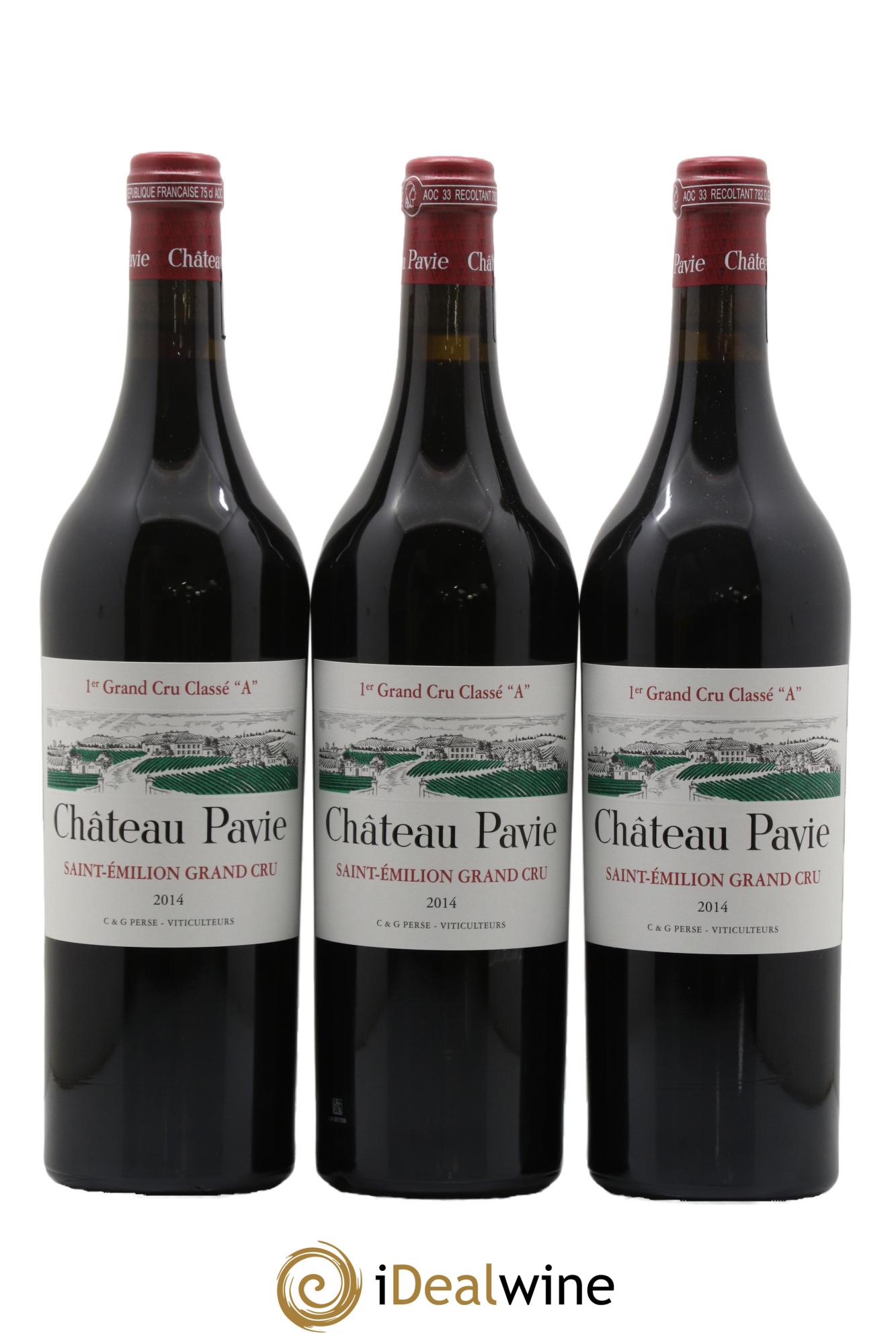 Château Pavie 1er Grand Cru Classé A 2014 - Lot de 6 bouteilles - 1