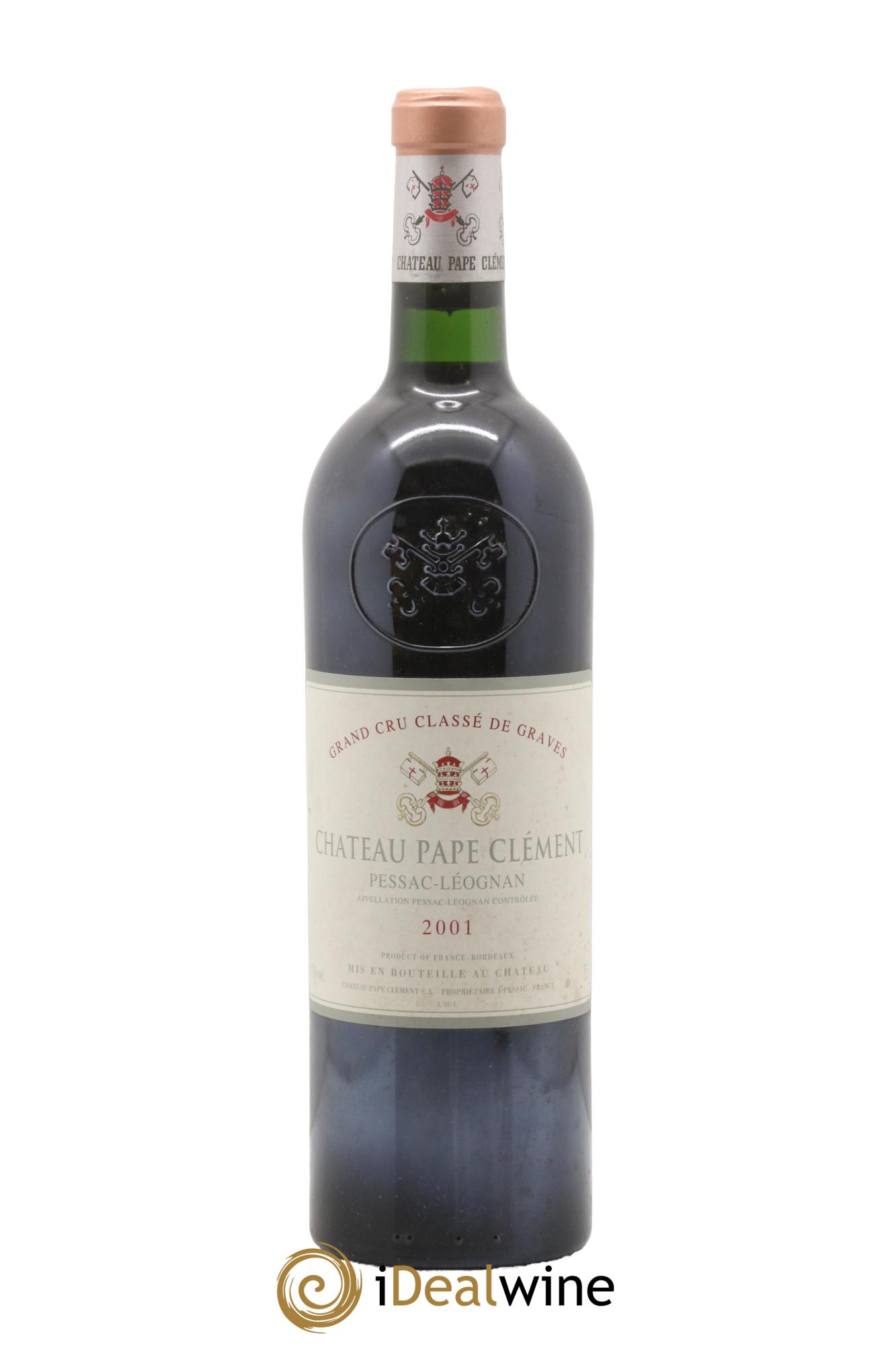 Château Pape Clément Cru Classé de Graves 2001 - Lot de 1 bouteille - 0