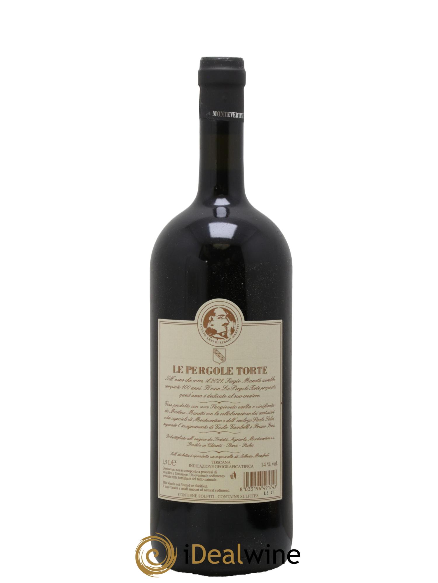 Toscana IGT Montevertine Le Pergole Torte Famille Manetti 2018 - Posten von 1 Flasche - 2