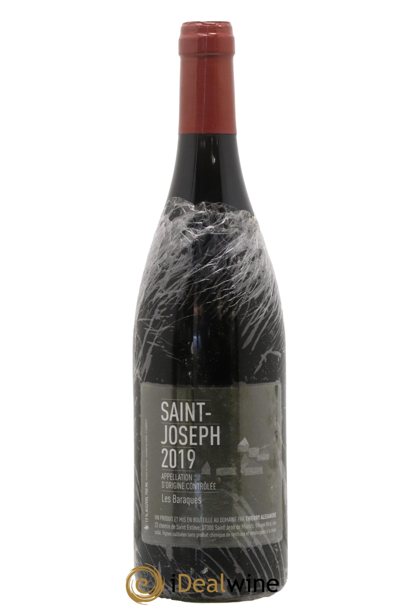 Saint-Joseph Les Baraques Thierry Alexandre 2019 - Posten von 1 Flasche - 0