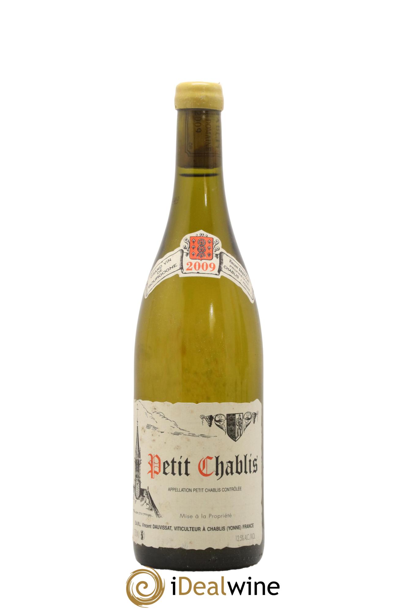 Petit Chablis Vincent Dauvissat (Domaine) 2009 - Lot of 1 bottle - 0