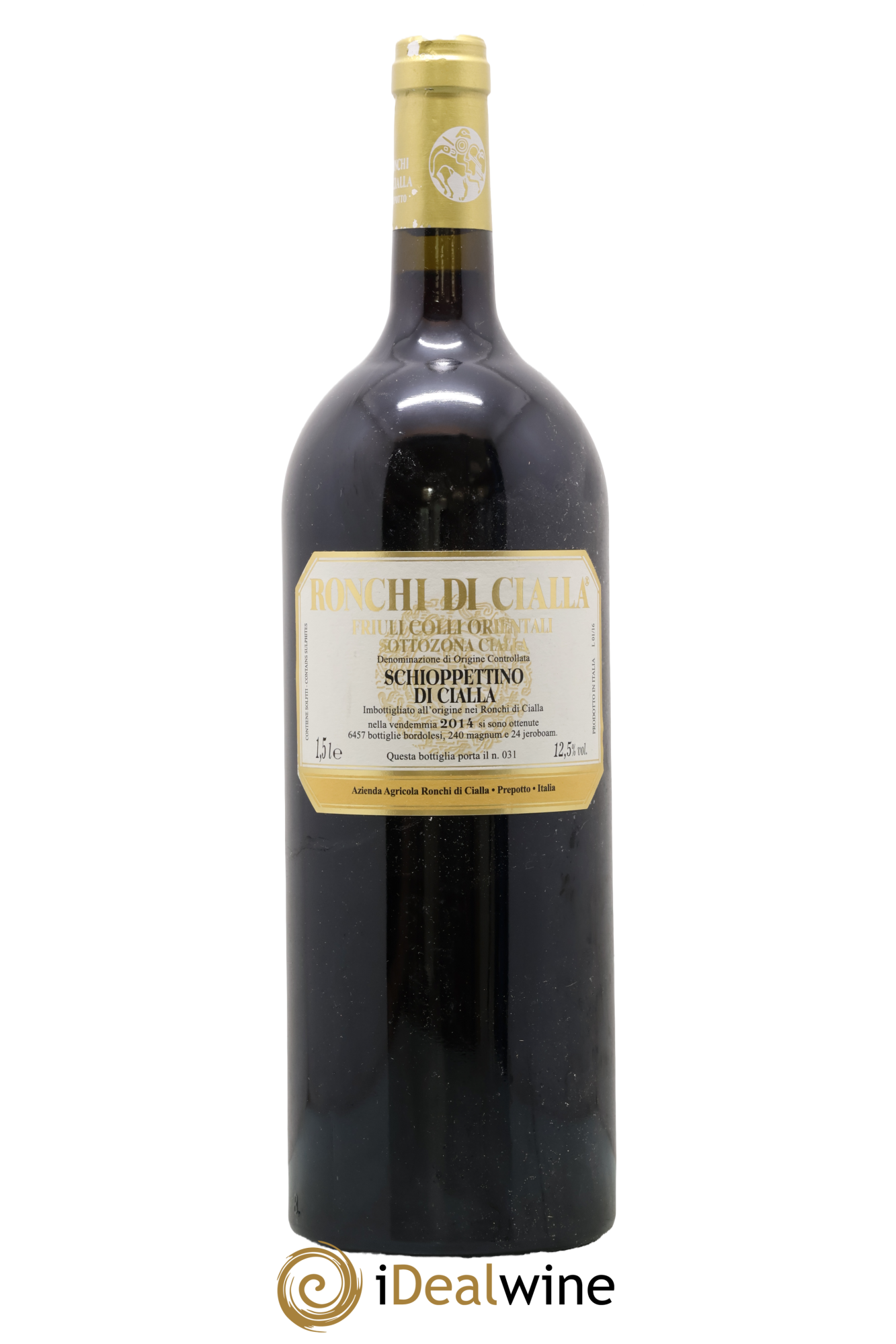 Frioul Colli Orientali del Friuli IGT Schioppettino di Cialla Azienda Agricola Ronchi di Cialla 2014 - Lot of 1 magnum - 0