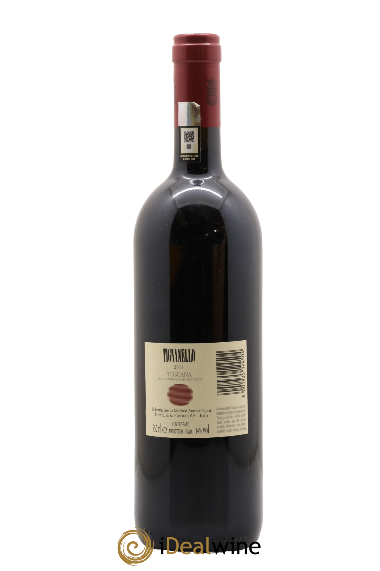 Toscana IGT Tignanello Tenuta Tignanello - Marchesi Antinori 2016 - Lot de 1 bouteille - 1