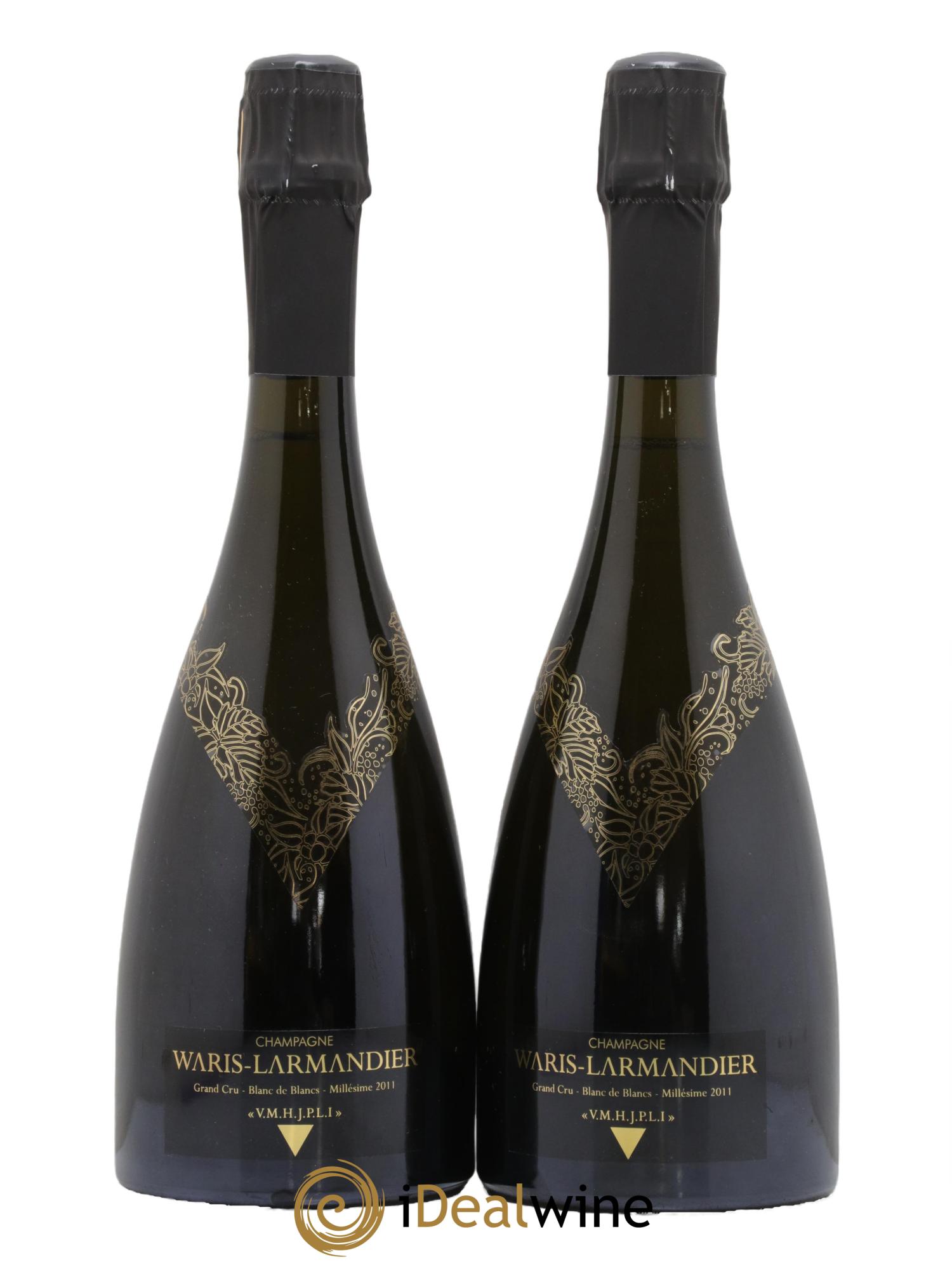Champagne Blanc de Blancs Grand Cru Cuvée VMHJPLI Waris-Larmandier 2011 - Lot de 2 bouteilles - 0