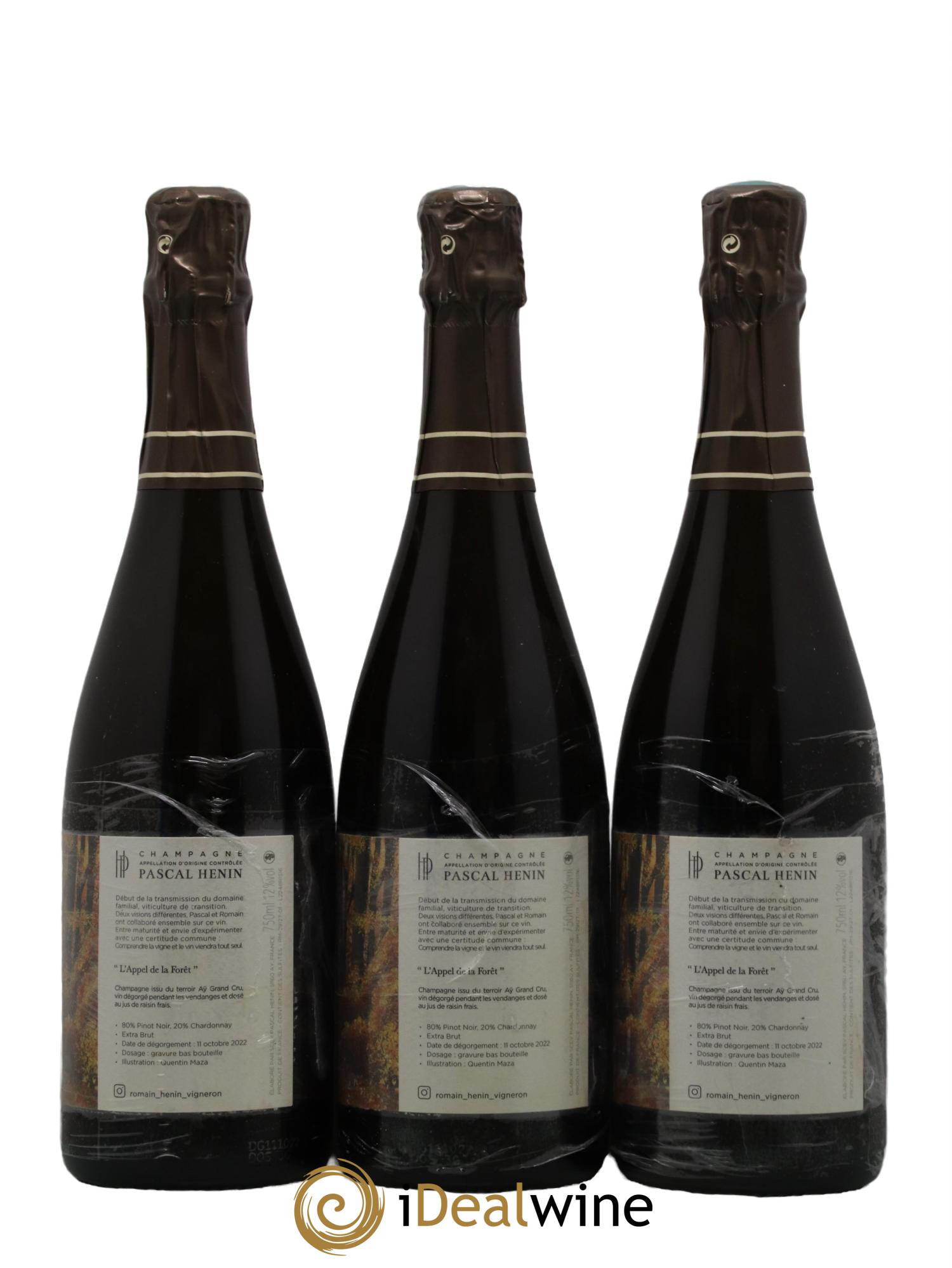 L'Appel de la Fôret Romain Henin - Lot de 3 bouteilles - 1