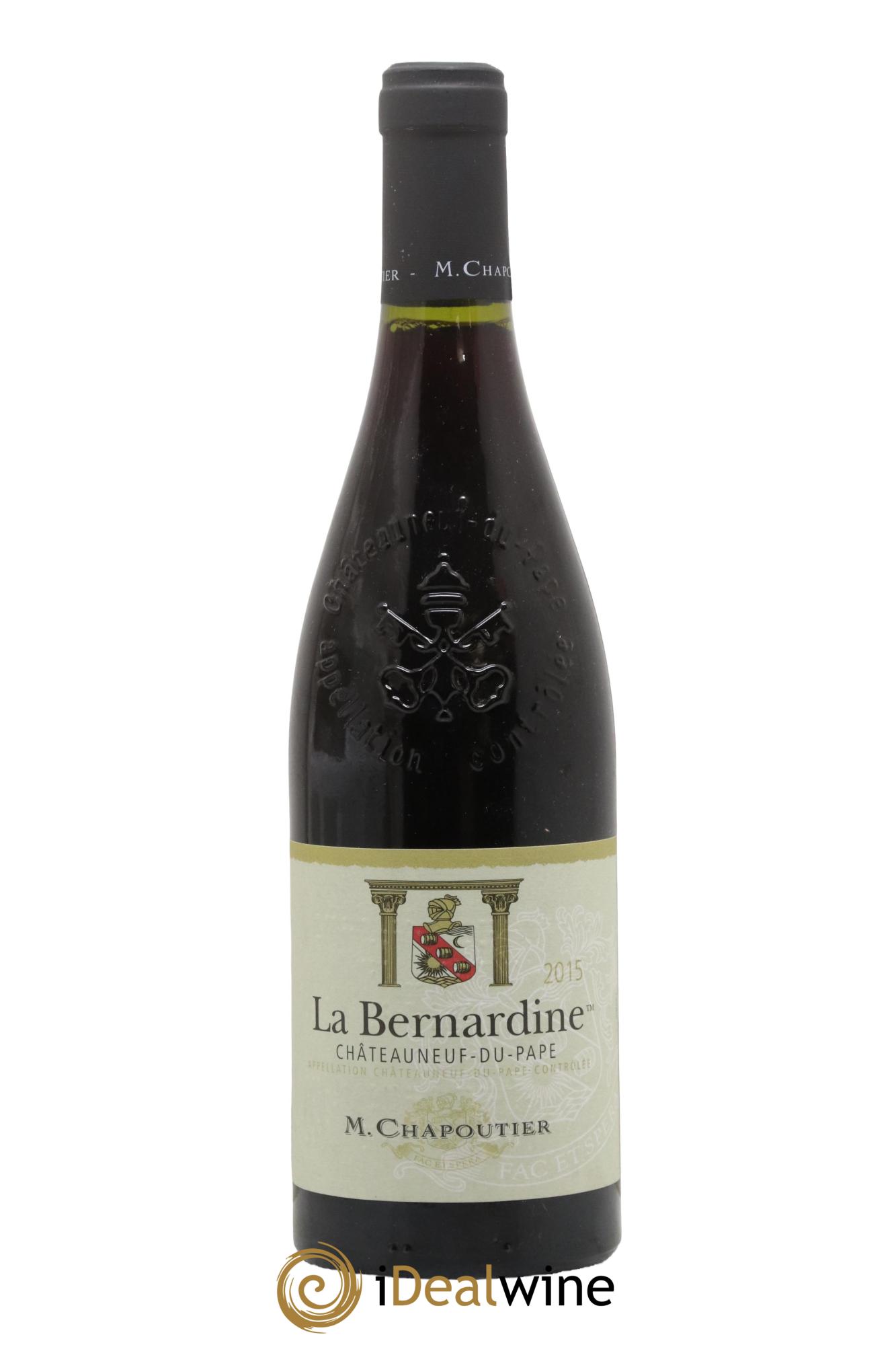 Châteauneuf-du-Pape La Bernardine Chapoutier 2015 - Lot of 1 bottle - 0