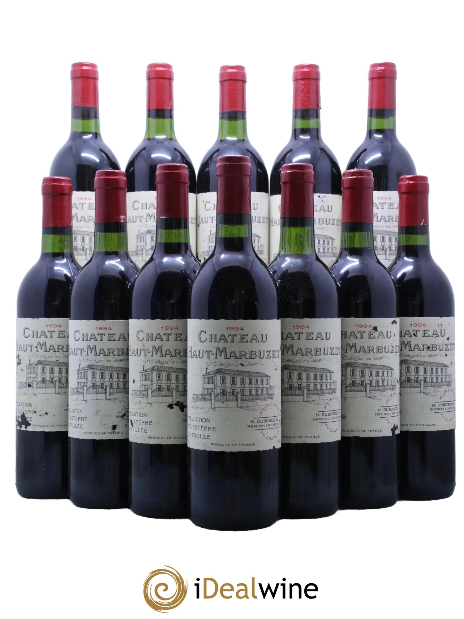 Château Haut Marbuzet 1994 - Lot de 12 bouteilles - 0