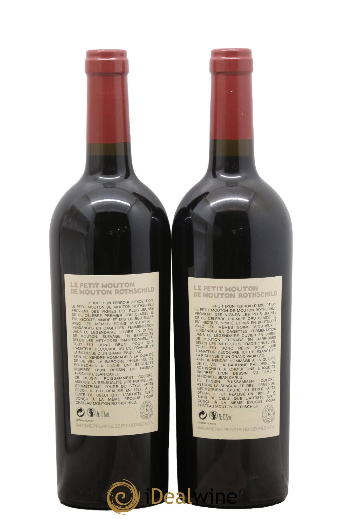 Petit Mouton Second Vin 2008 - Lot de 2 bouteilles - 1