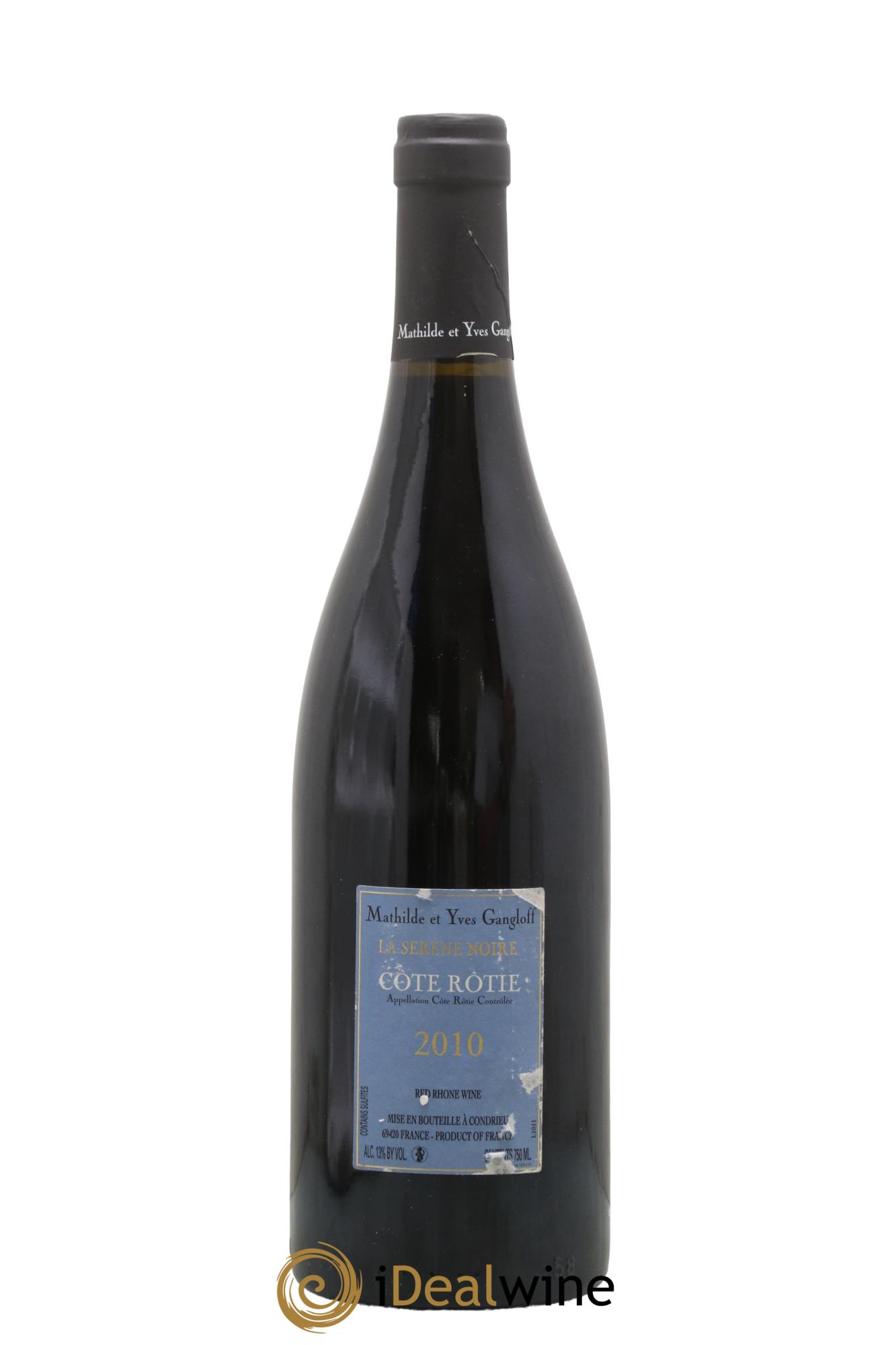 Côte-Rôtie La Sereine Noire Gangloff (Domaine) 2010 - Lotto di 1 bottiglia - 1