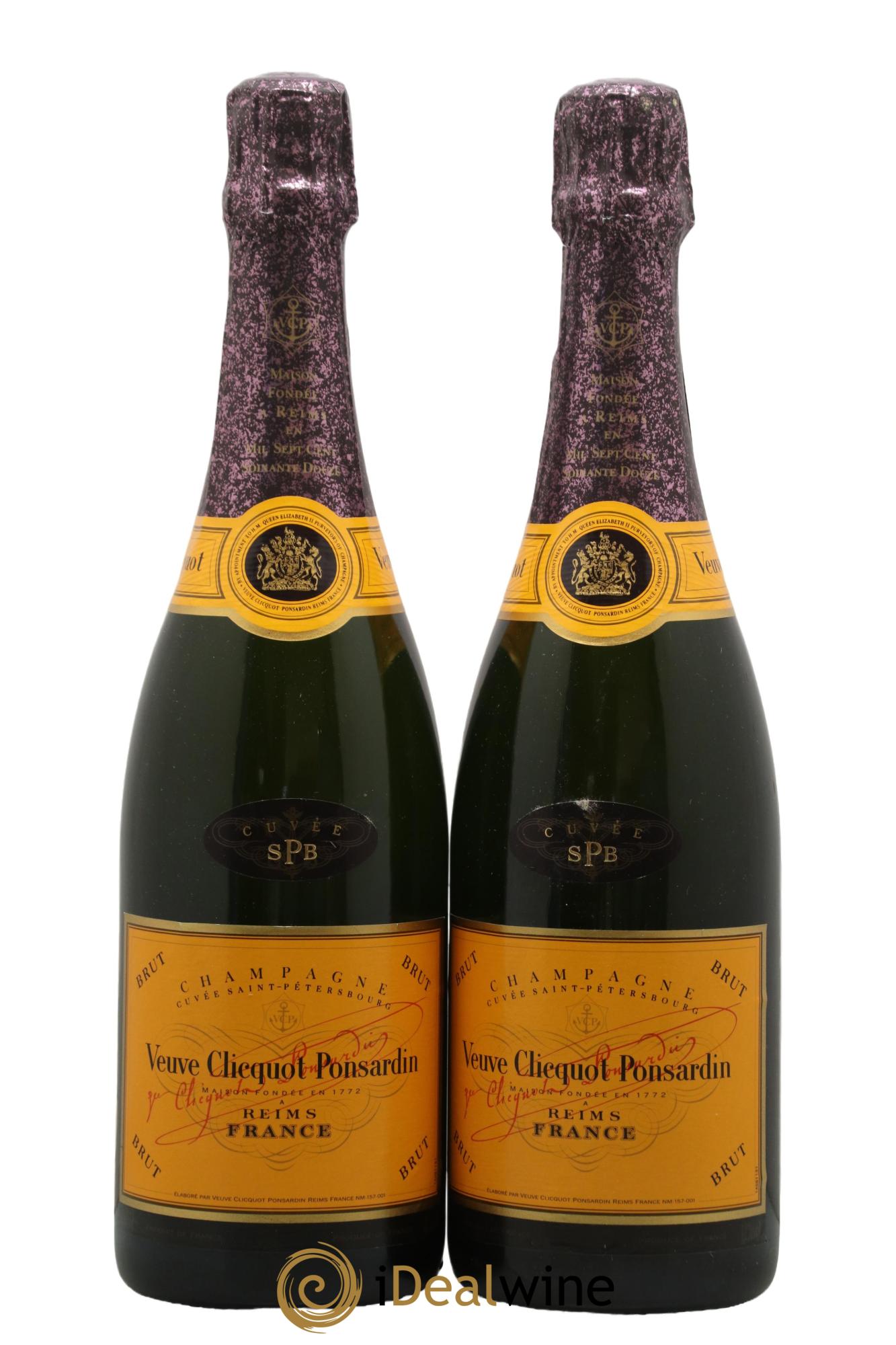 Champagne Saint-Petersbourg Veuve Clicquot - Lot de 2 bouteilles - 0