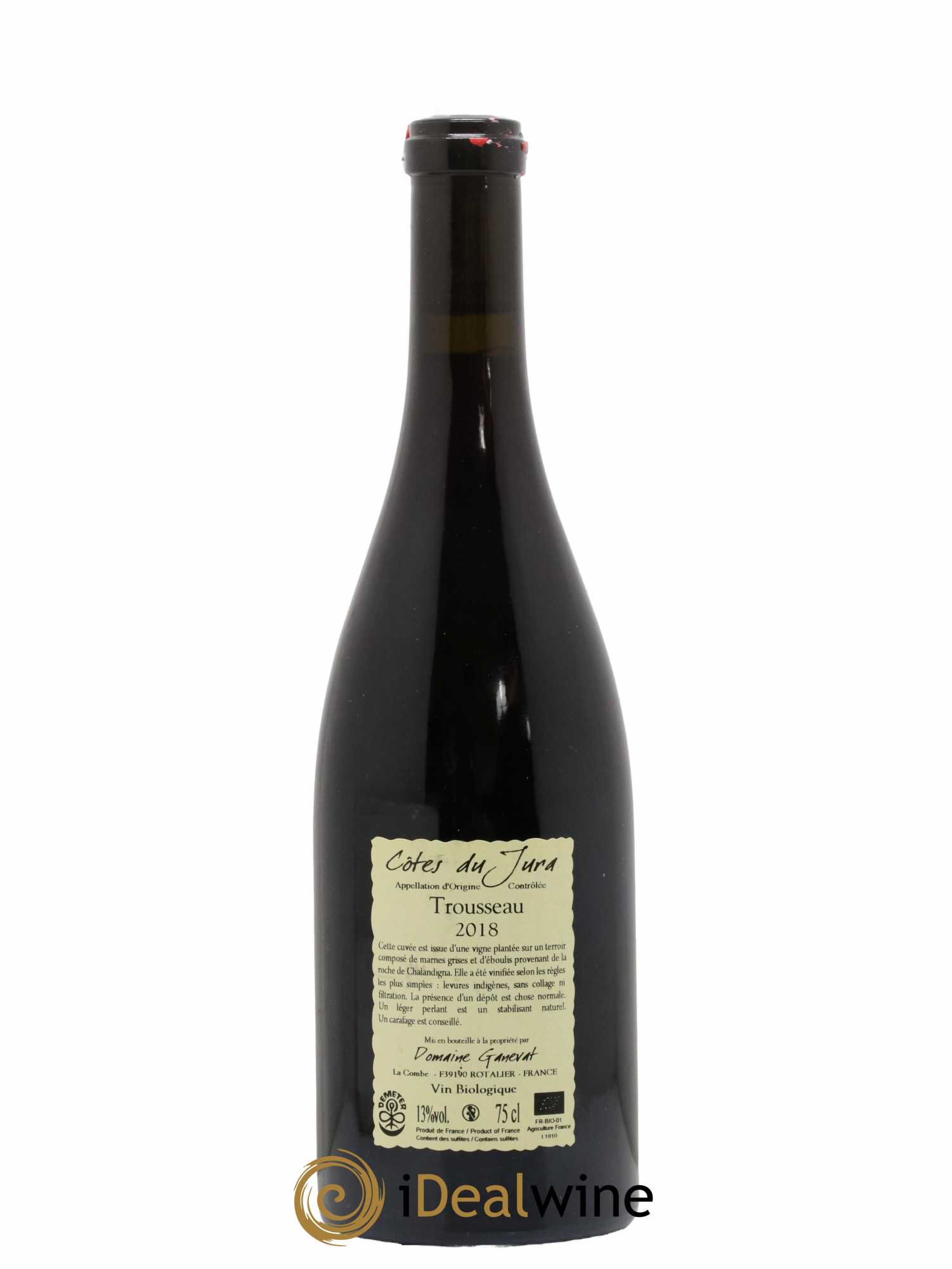 Côtes du Jura Plein Sud Jean-François Ganevat (Domaine)  2018 - Lot de 1 bouteille - 1