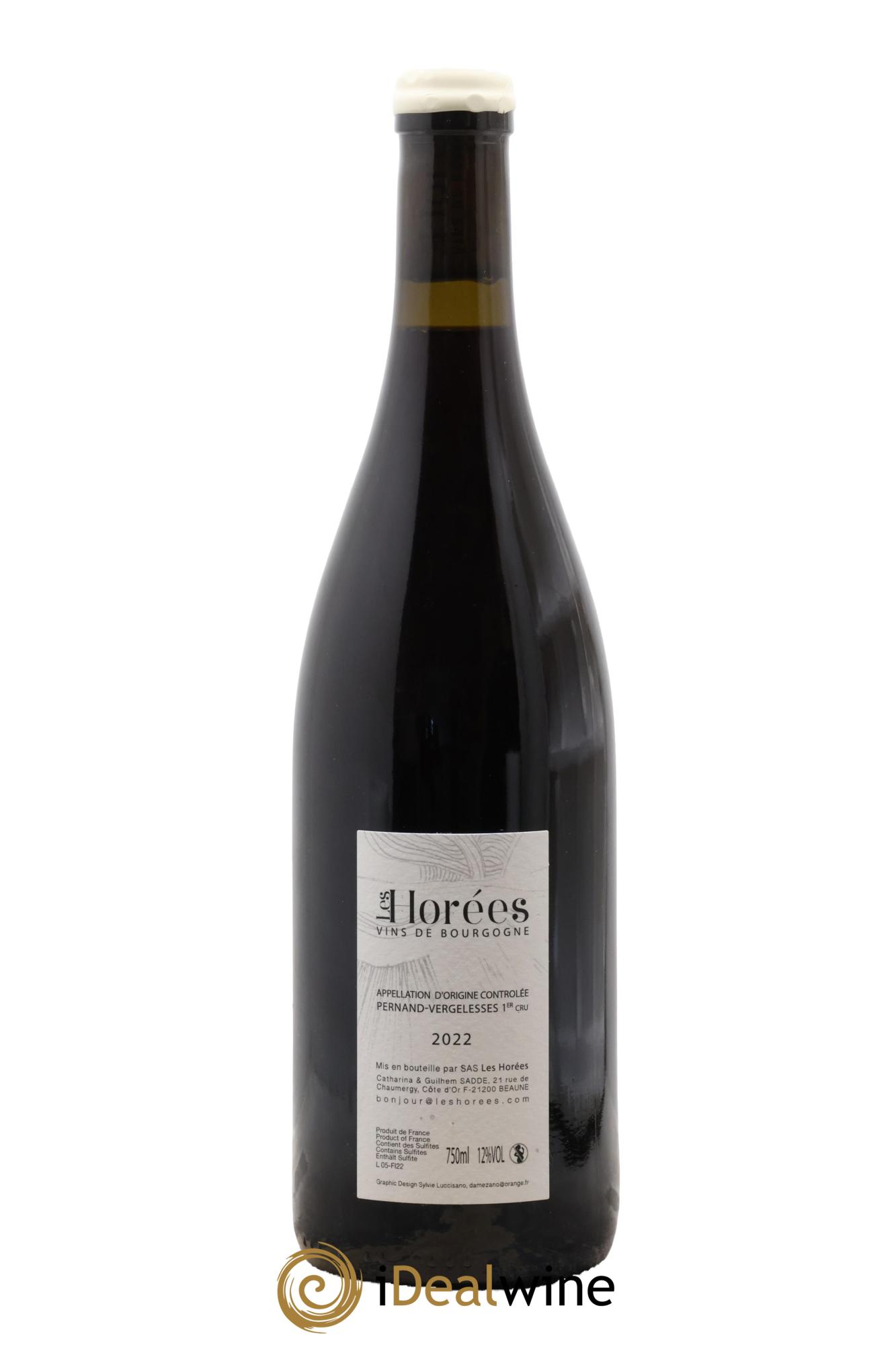 Pernand-Vergelesses 1er Cru Les Fichots Les Horées  2022 - Lot of 1 bottle - 1